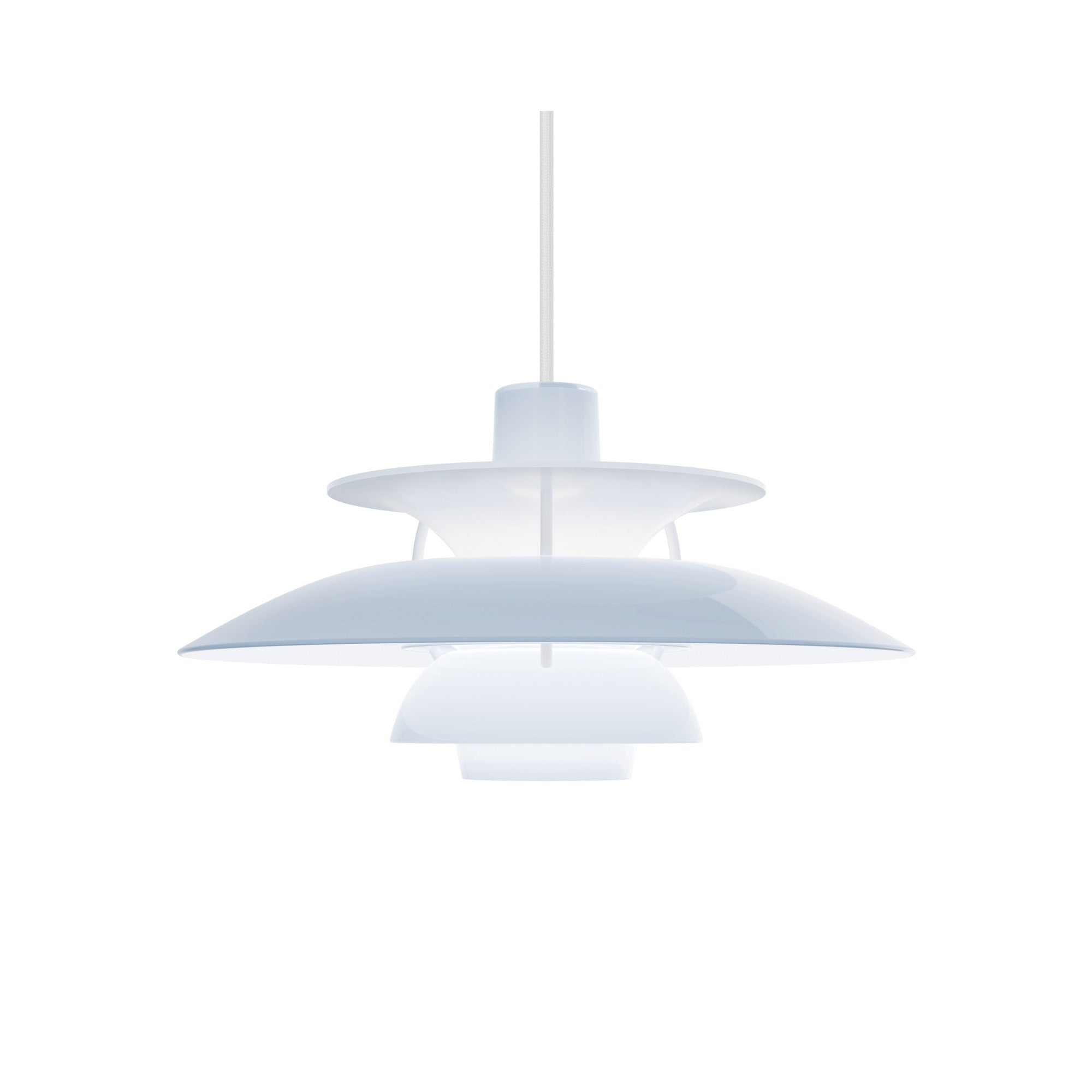 Hanging lamp PH 5 OPAL blue