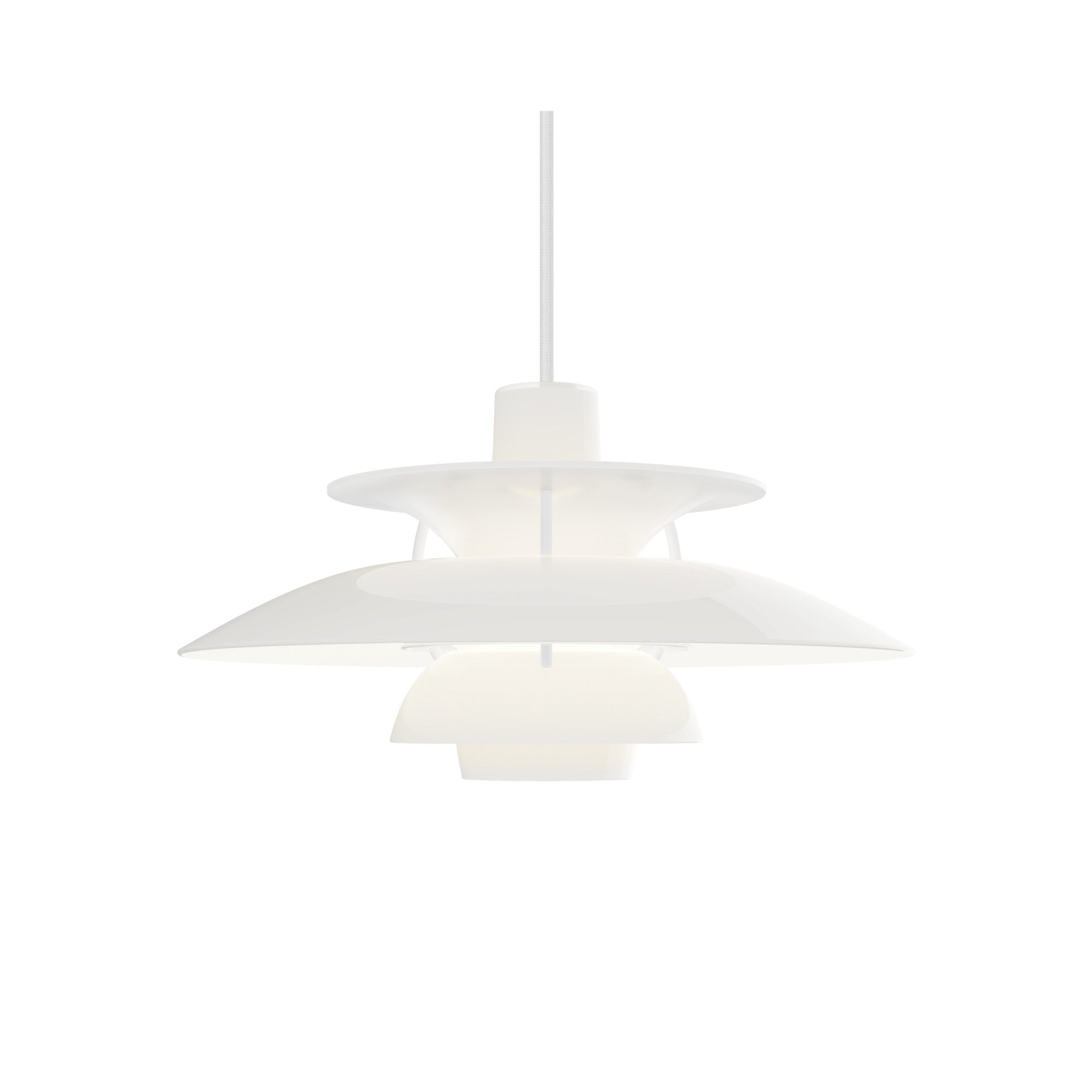 Hanging lamp PH 5 OPAL white