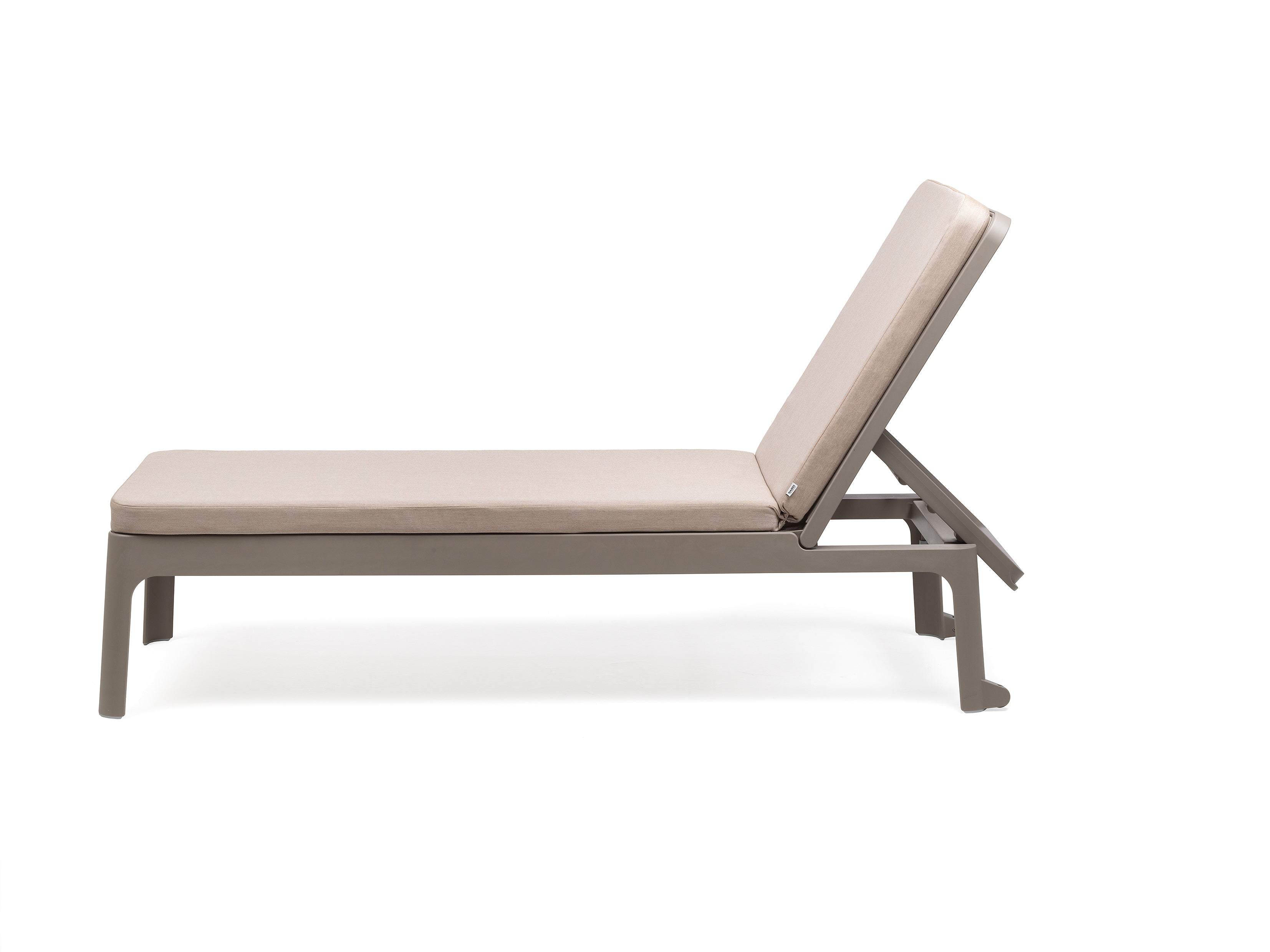 PLANO taupe outdoor lounger