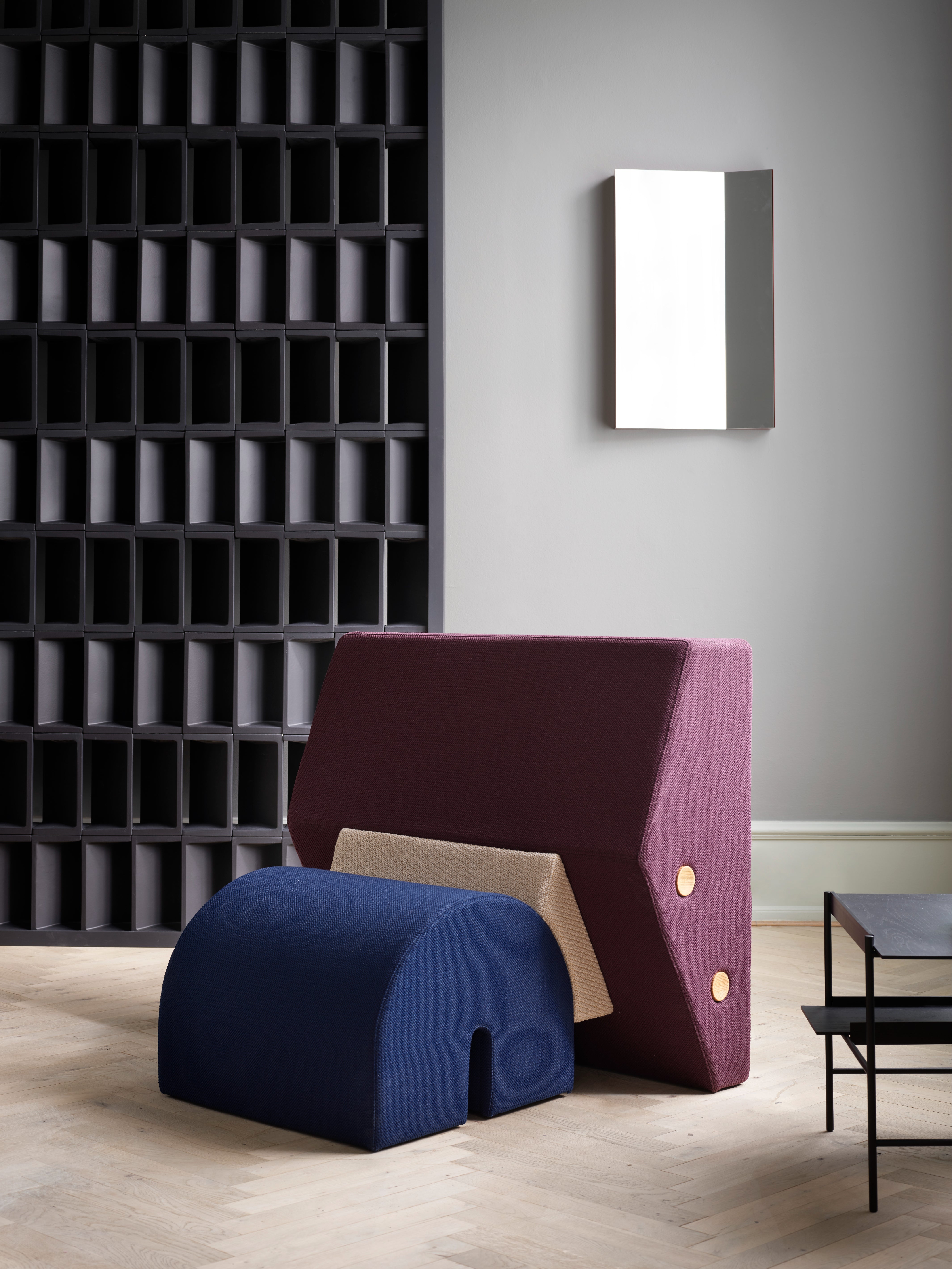 MIMESIS Gray Wall Mirror