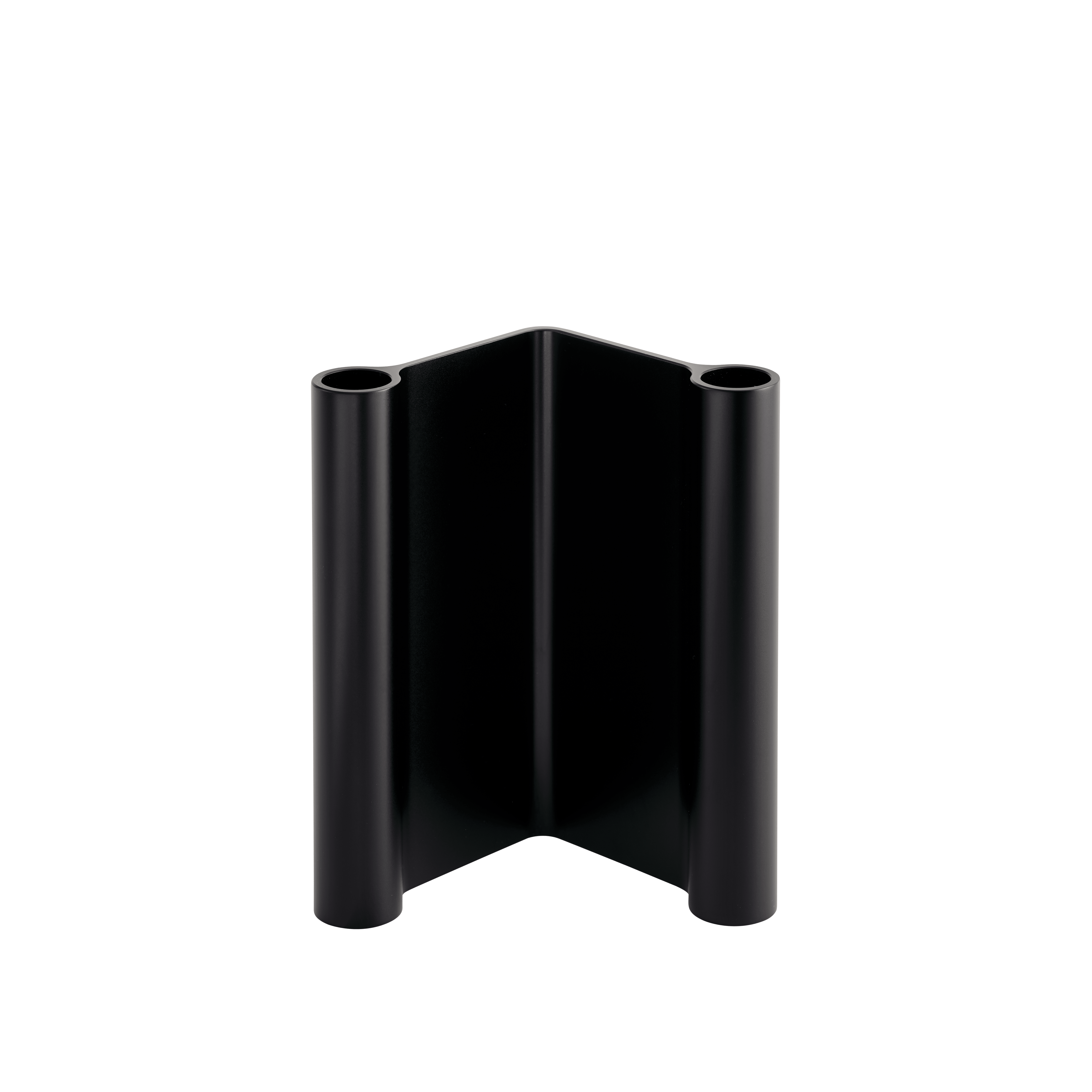 PAIR Black Candle Holder