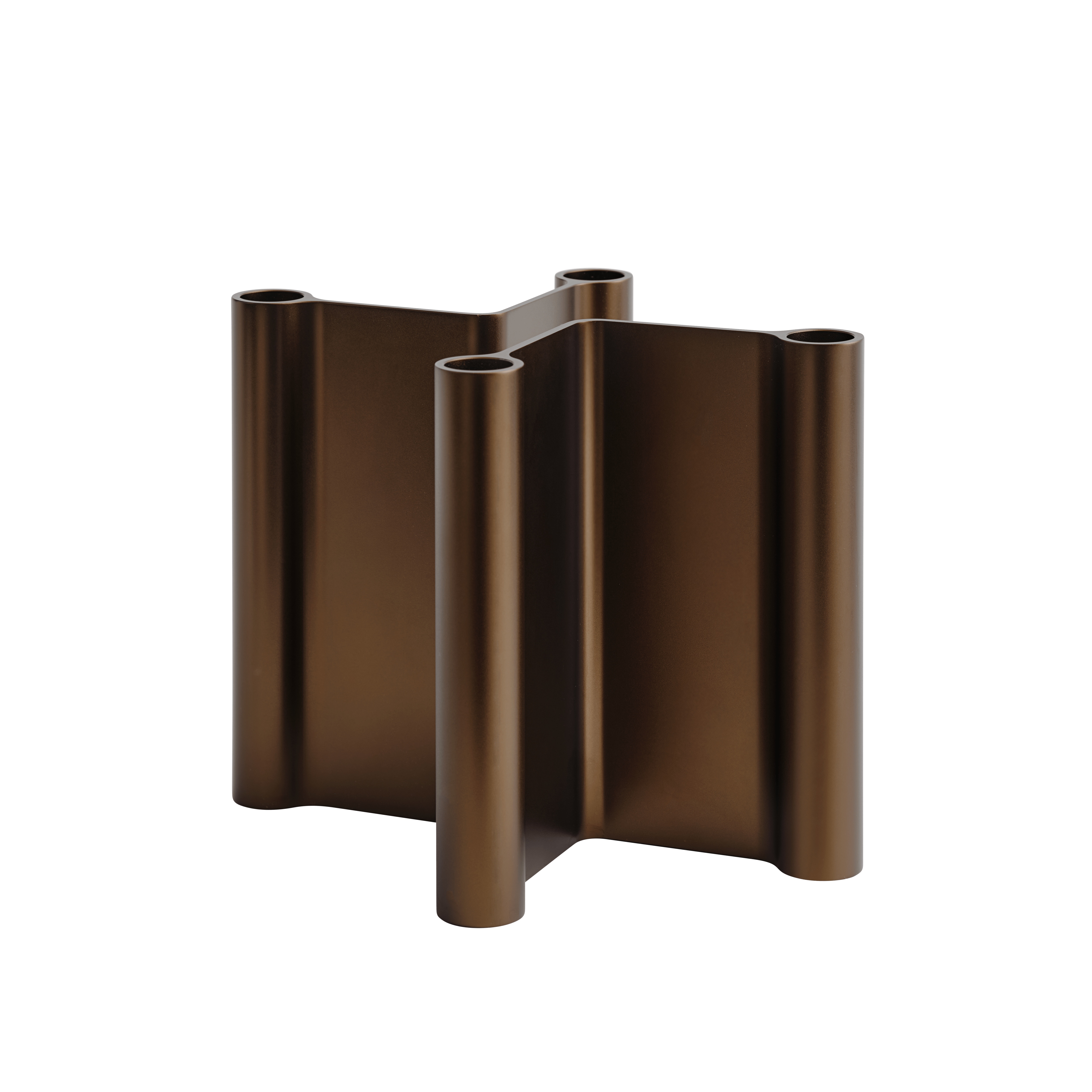 PAIR Candle Holder Brown