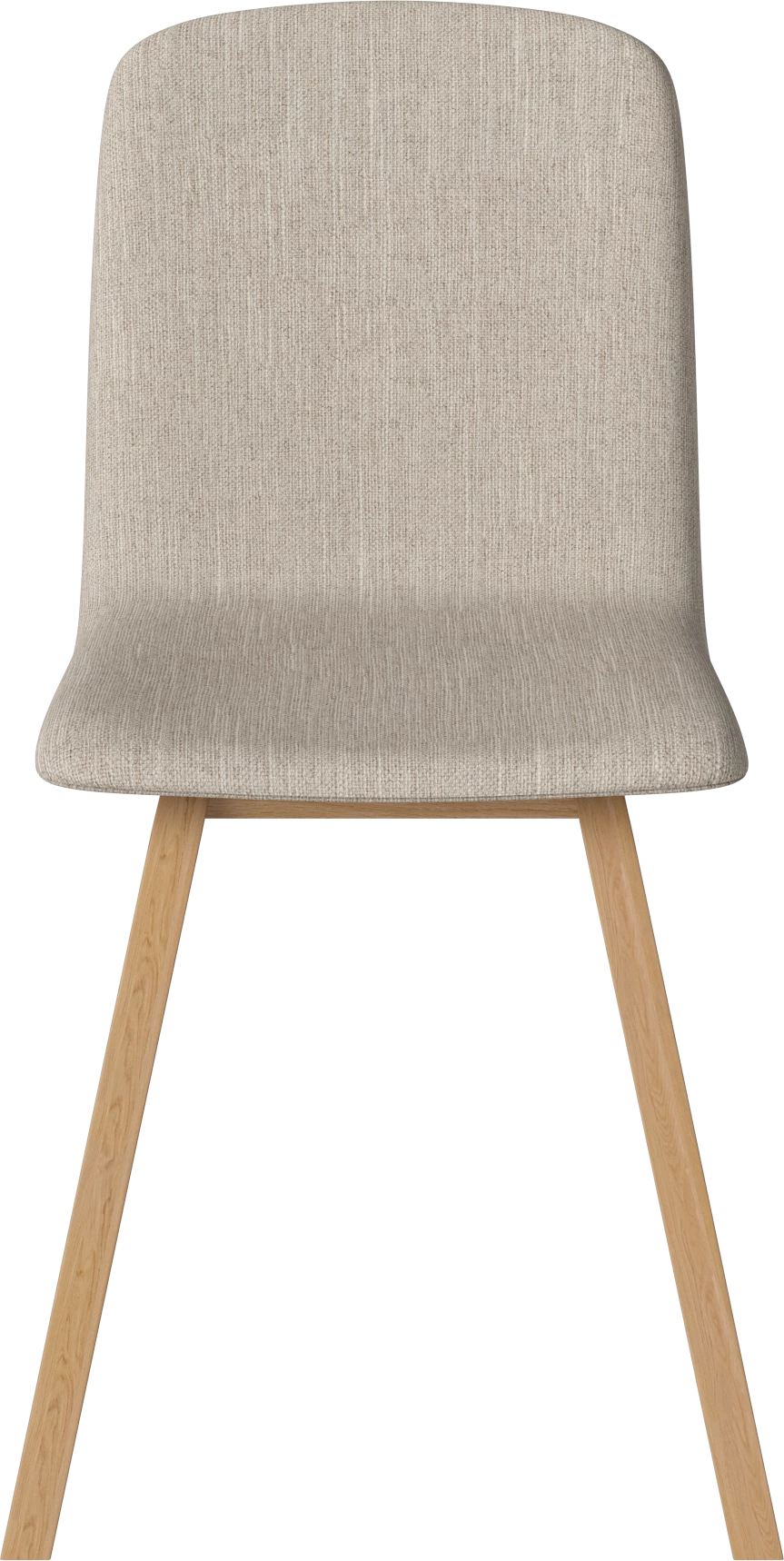 Palm chair upholstered with an oak base