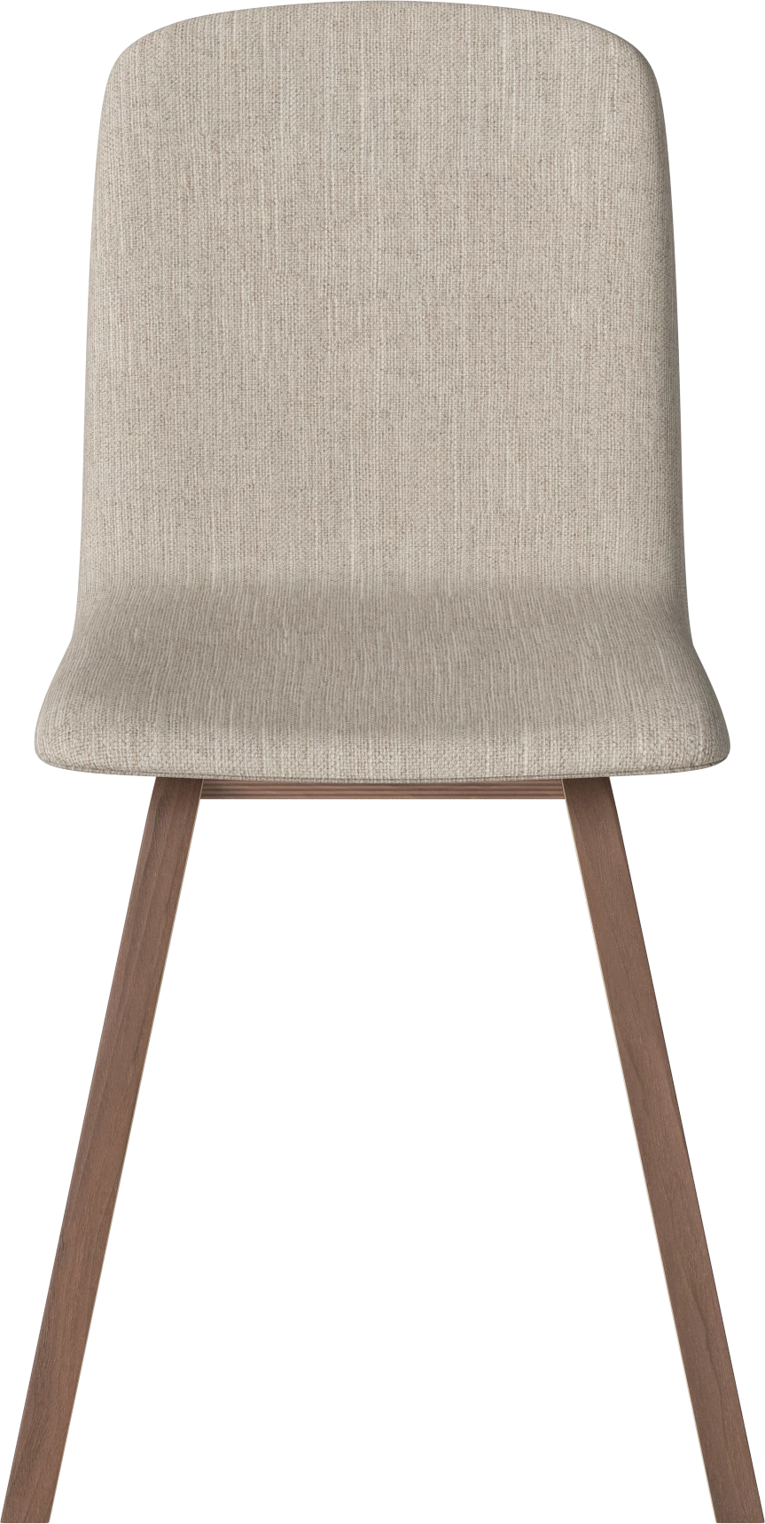 Palm chair upholstered with a nut base