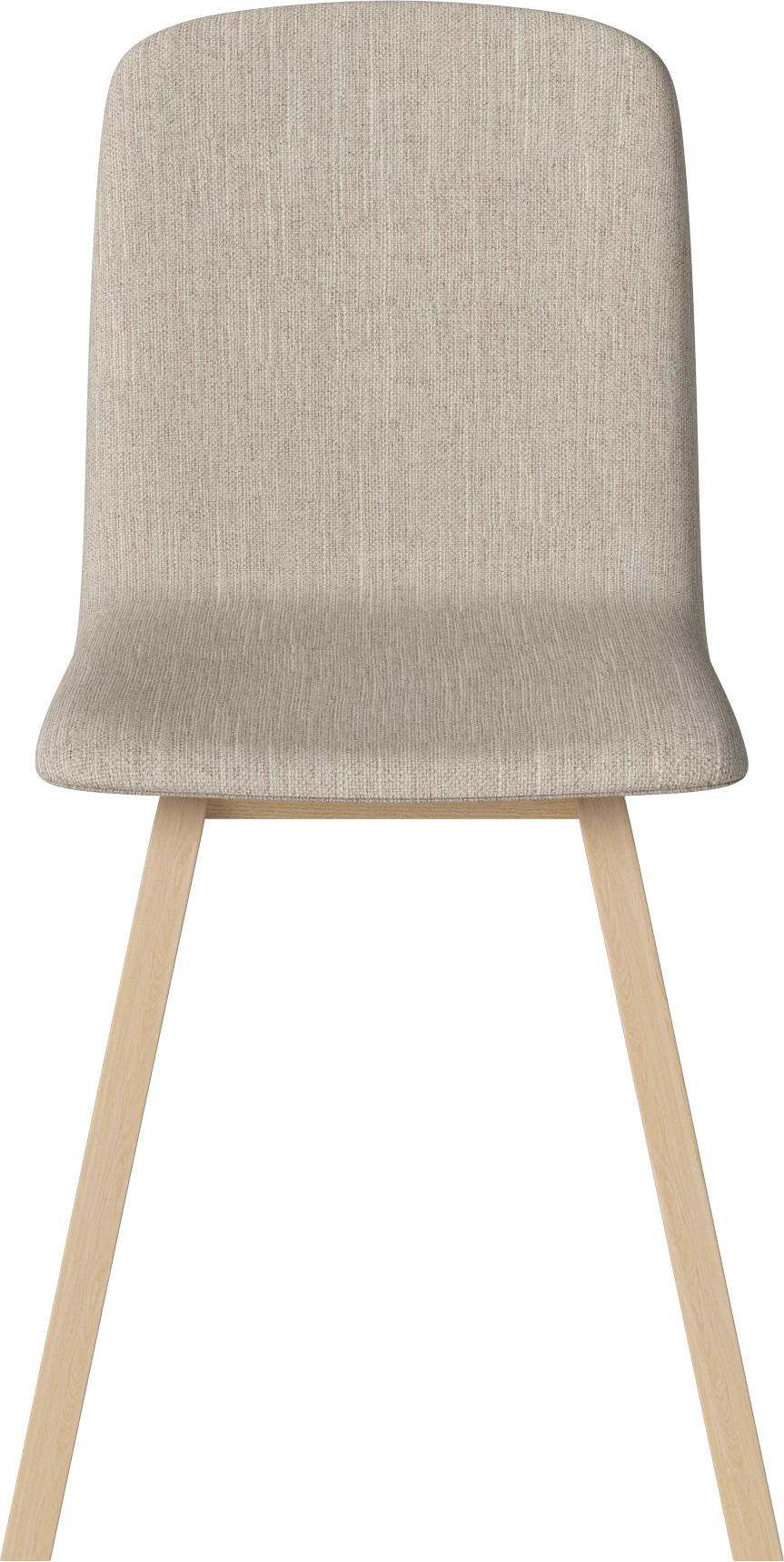 Palm chair upholstered with a whitened base