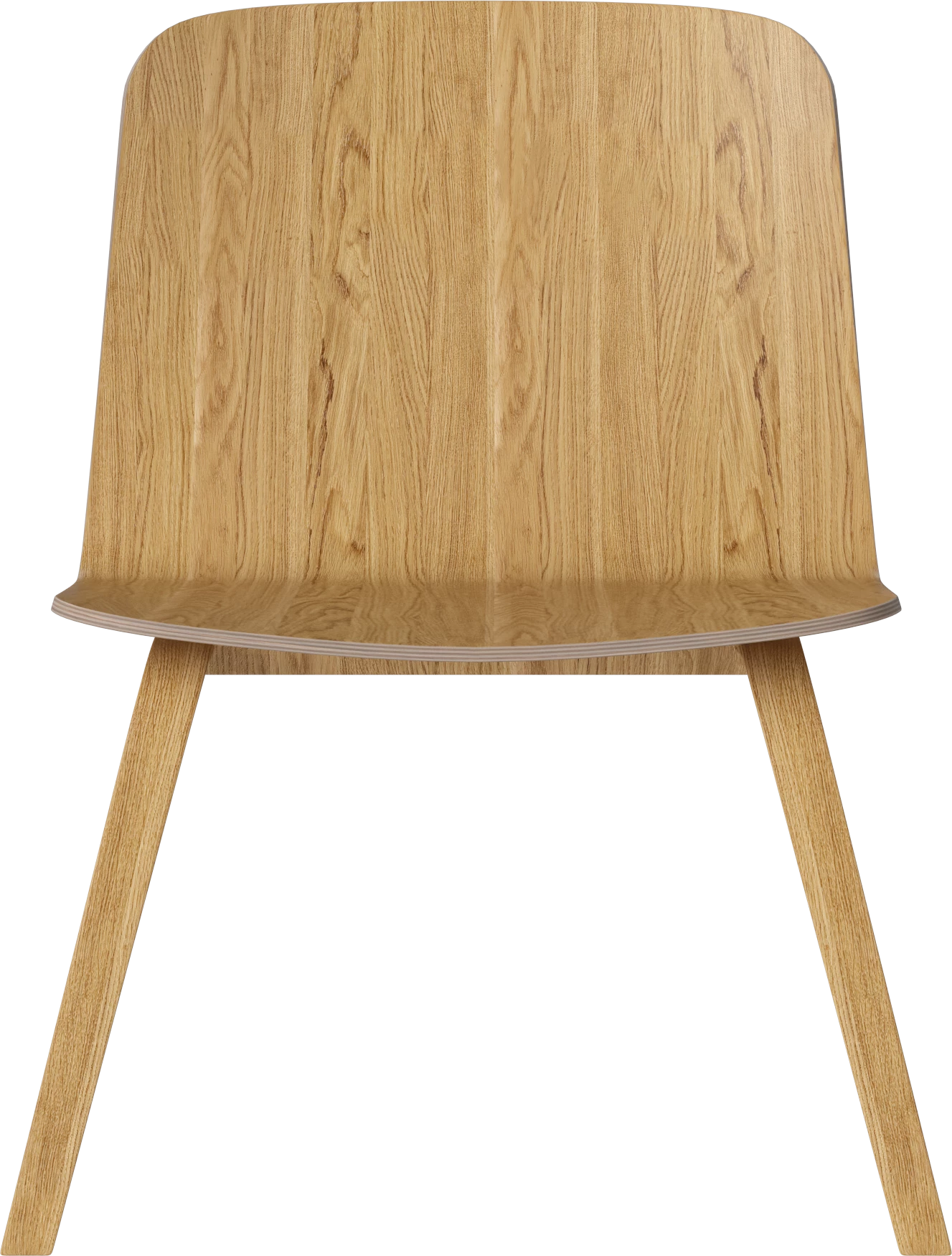 Palm armchair oak veneer