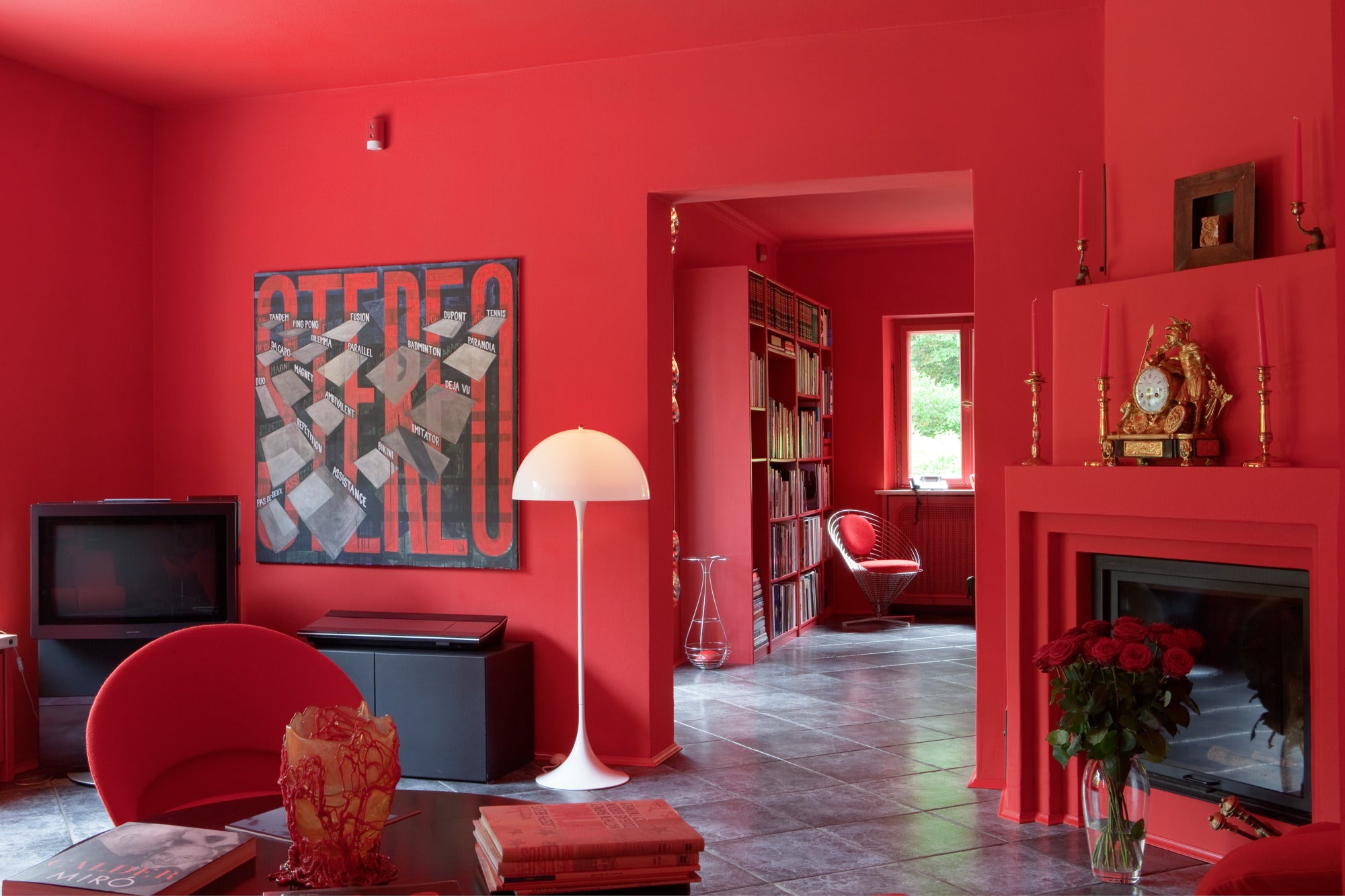 Stehlampe PANTHELLA weiß