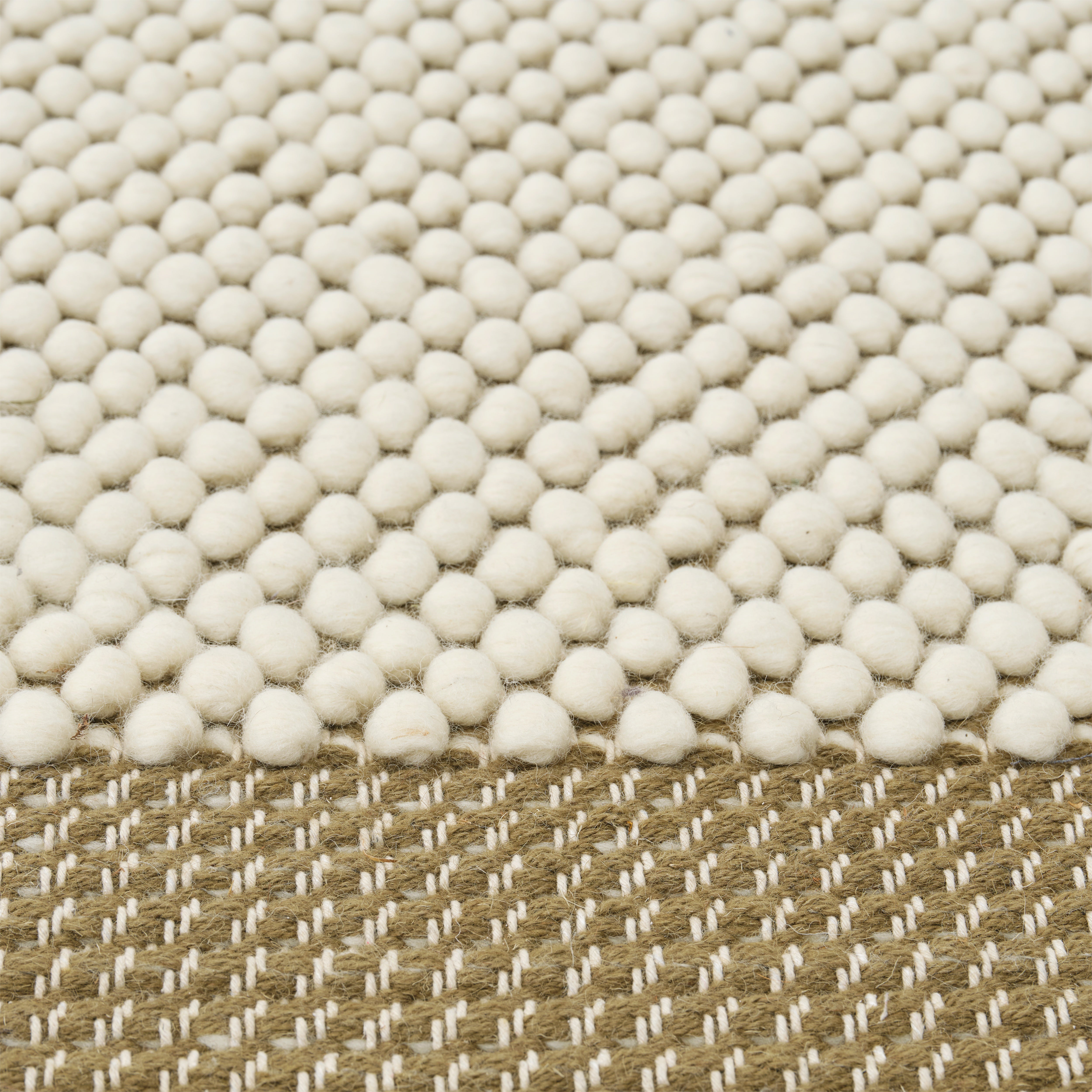 PEBBLE Green and Beige Rug