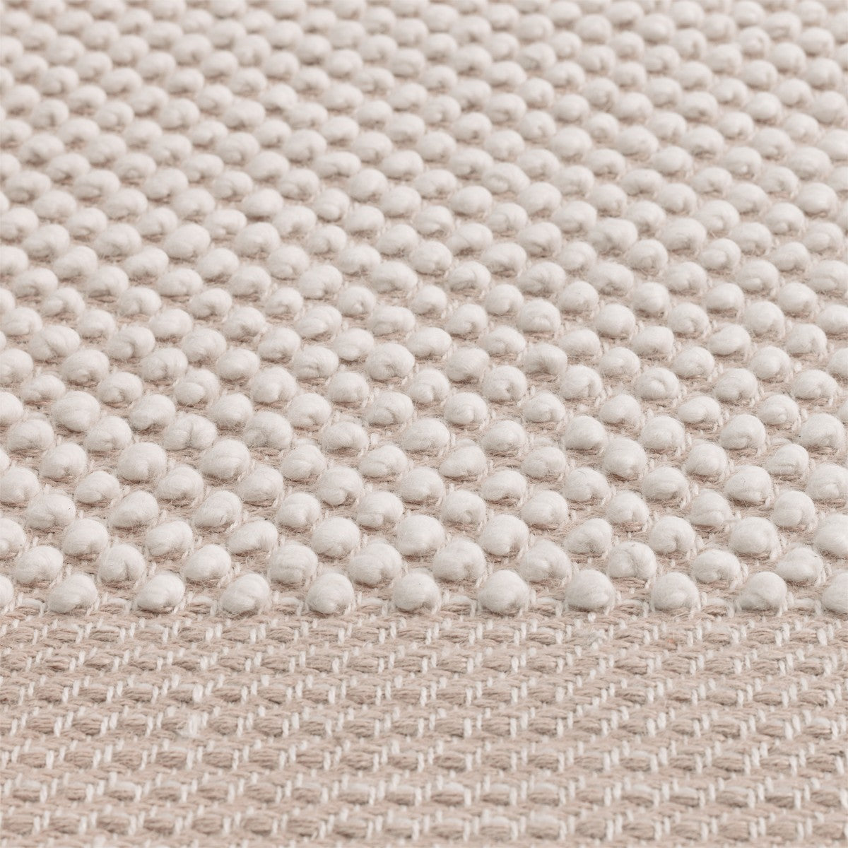 PEBBLE rug light pink with beige