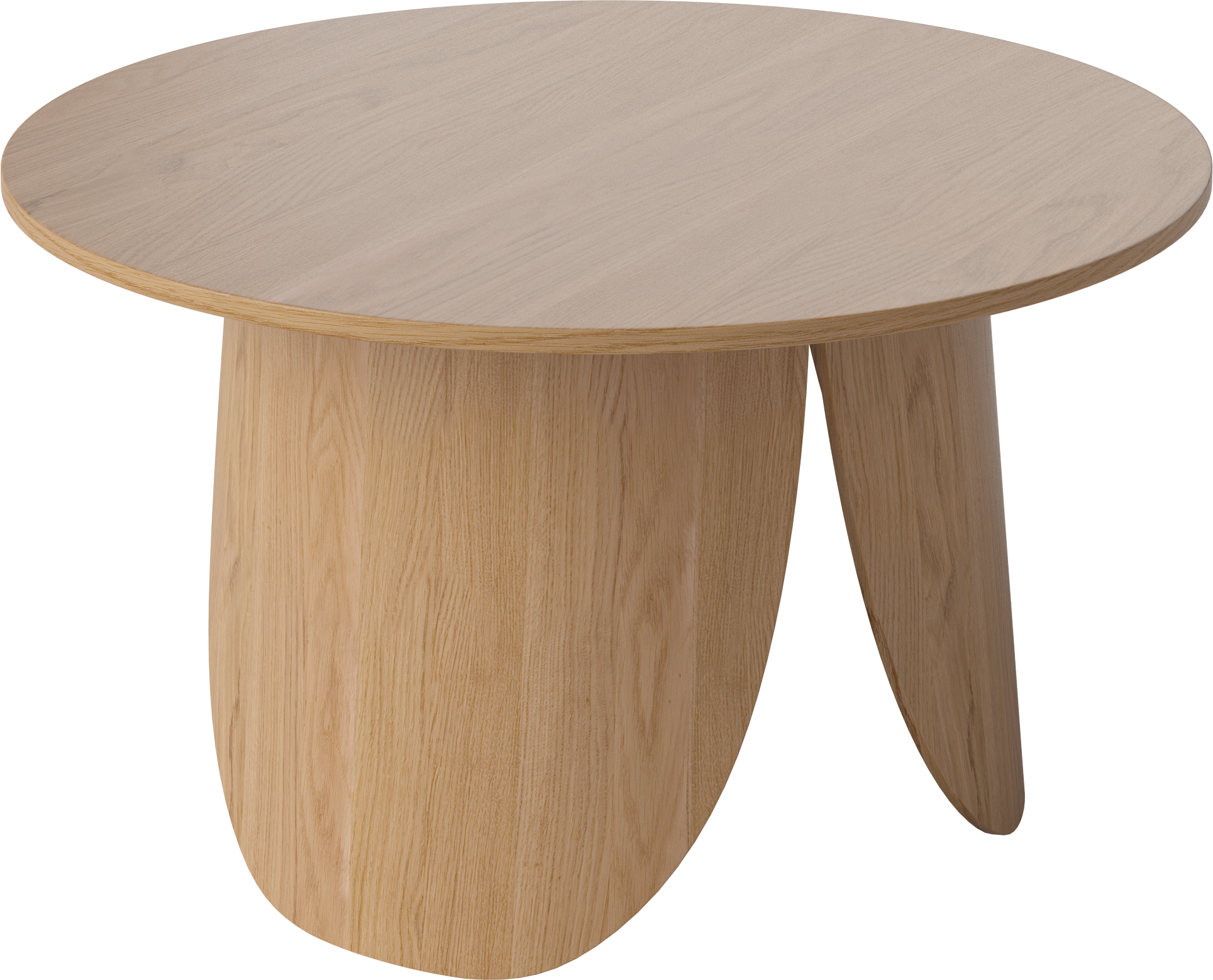 Side table peyote oak veneer