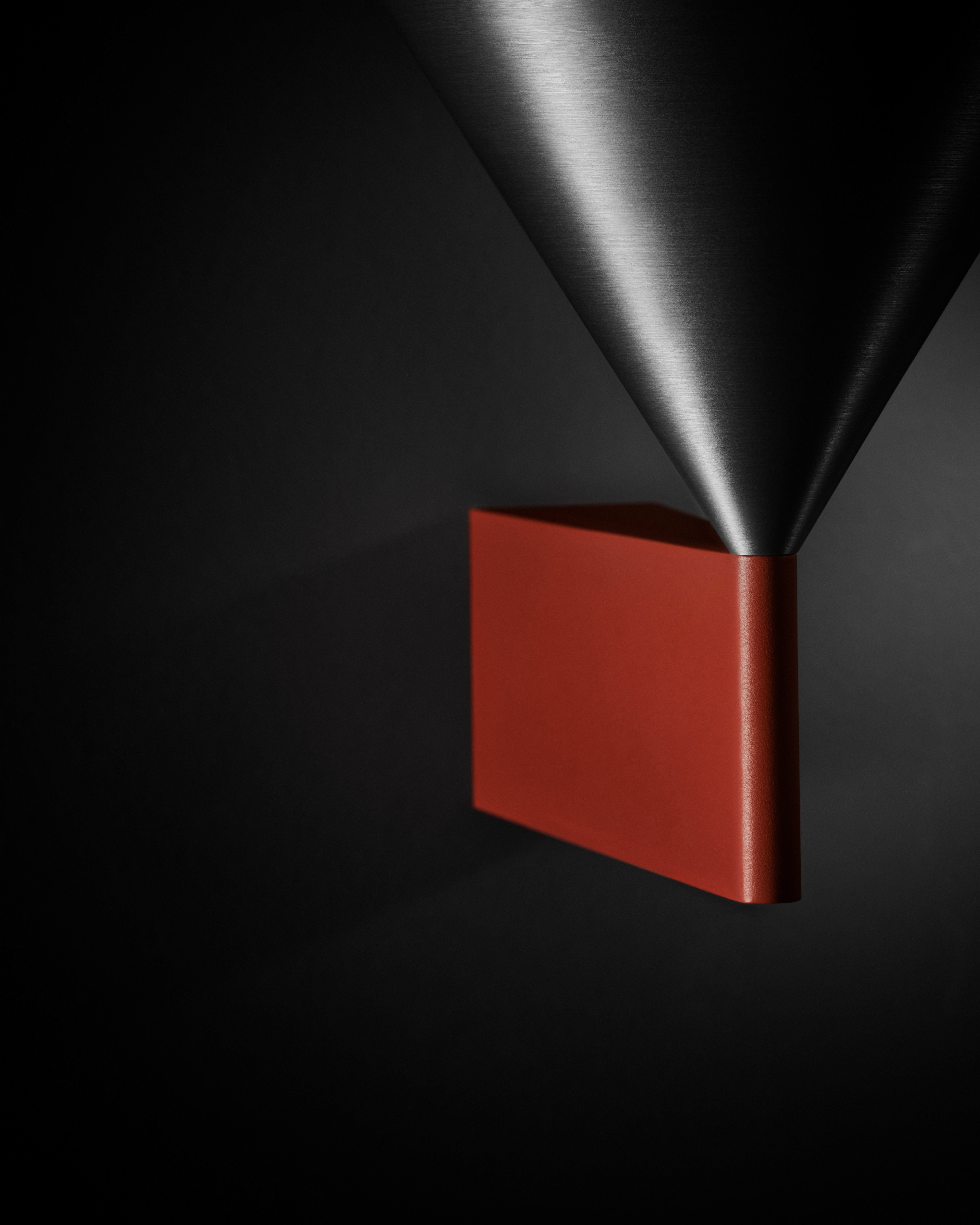 Wandleuchte APOLLO rot-orange