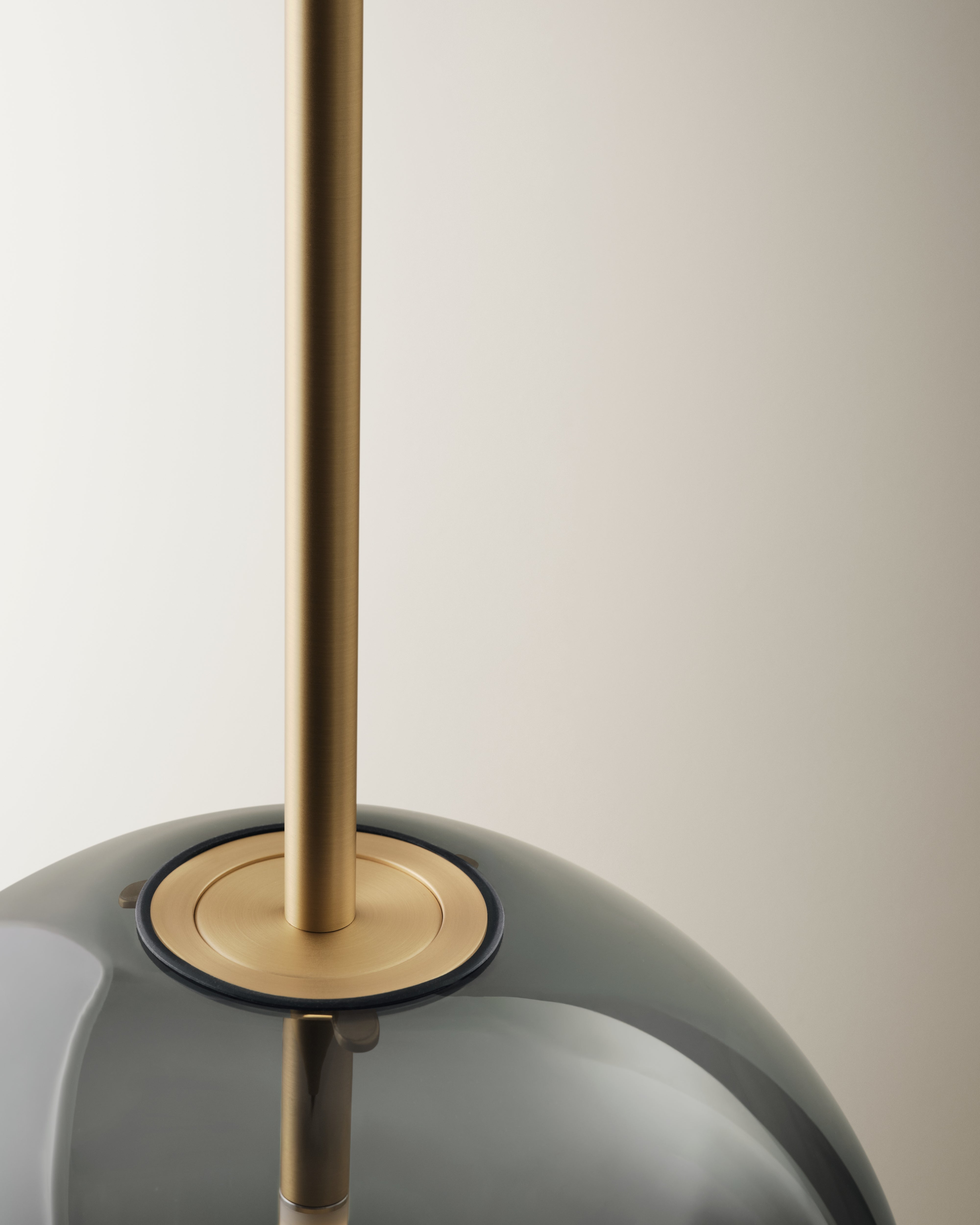 Pendelleuchte KANDINSKY graues Glas