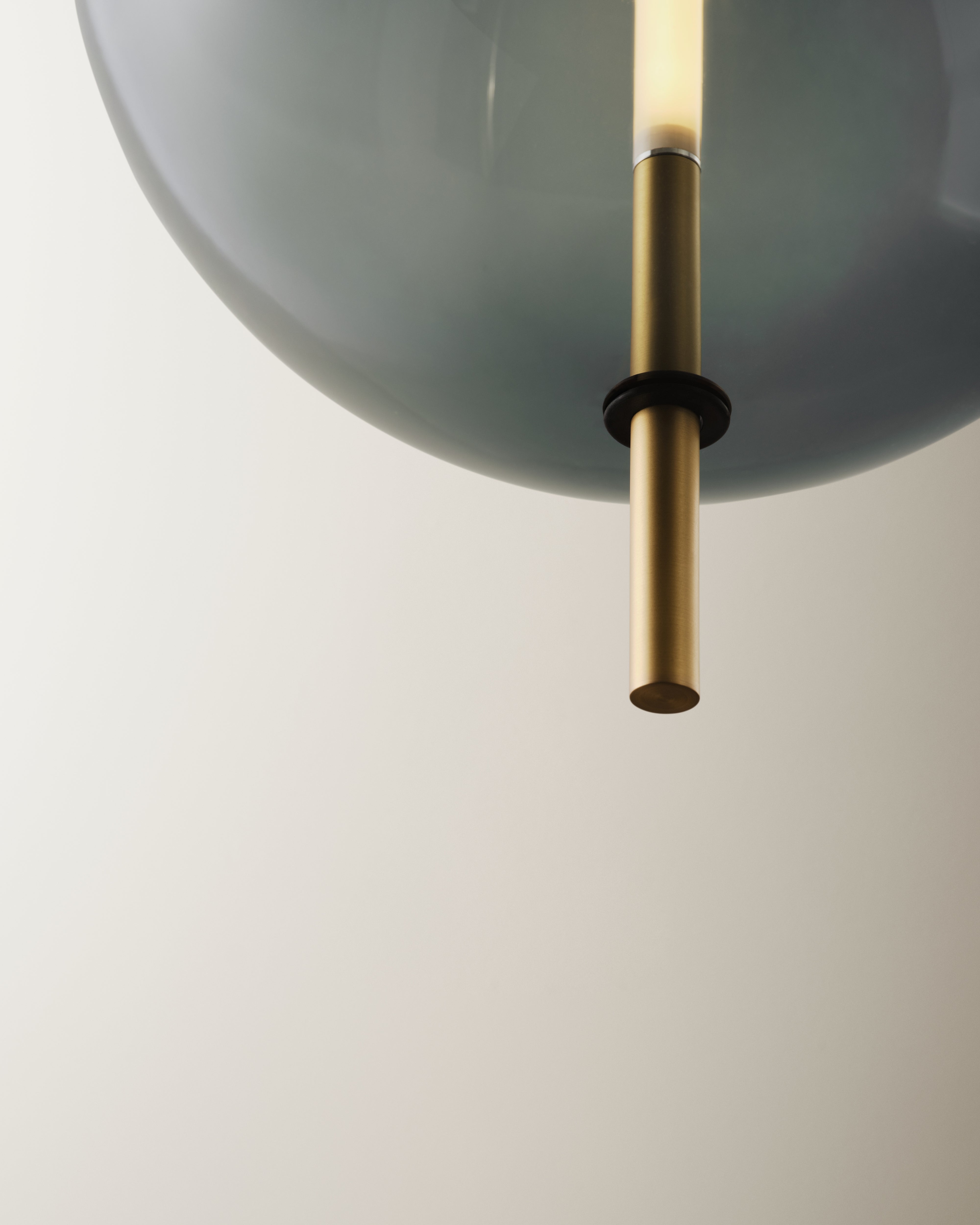 Pendelleuchte KANDINSKY graues Glas