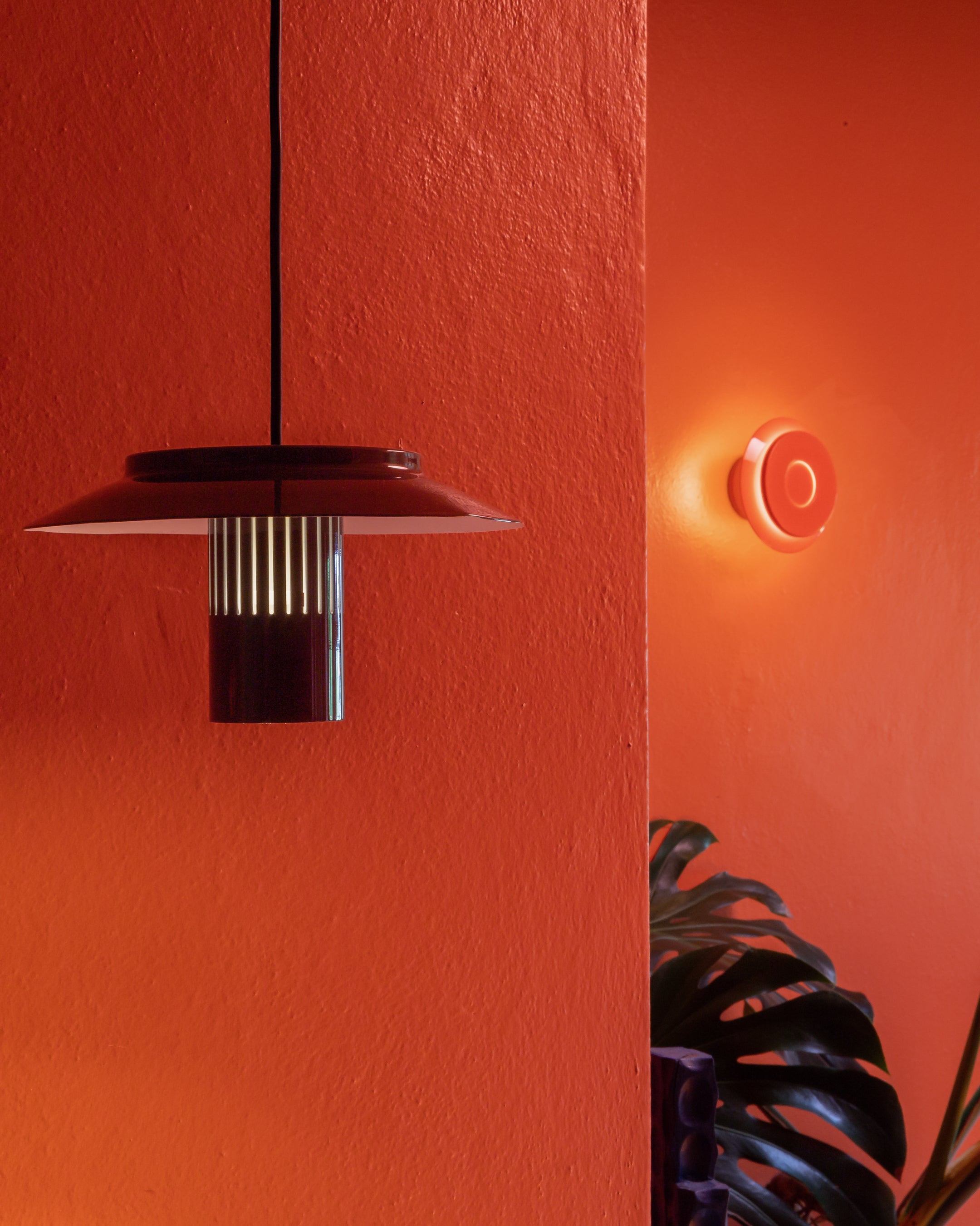 LILLE Wall Lamp Red Orange