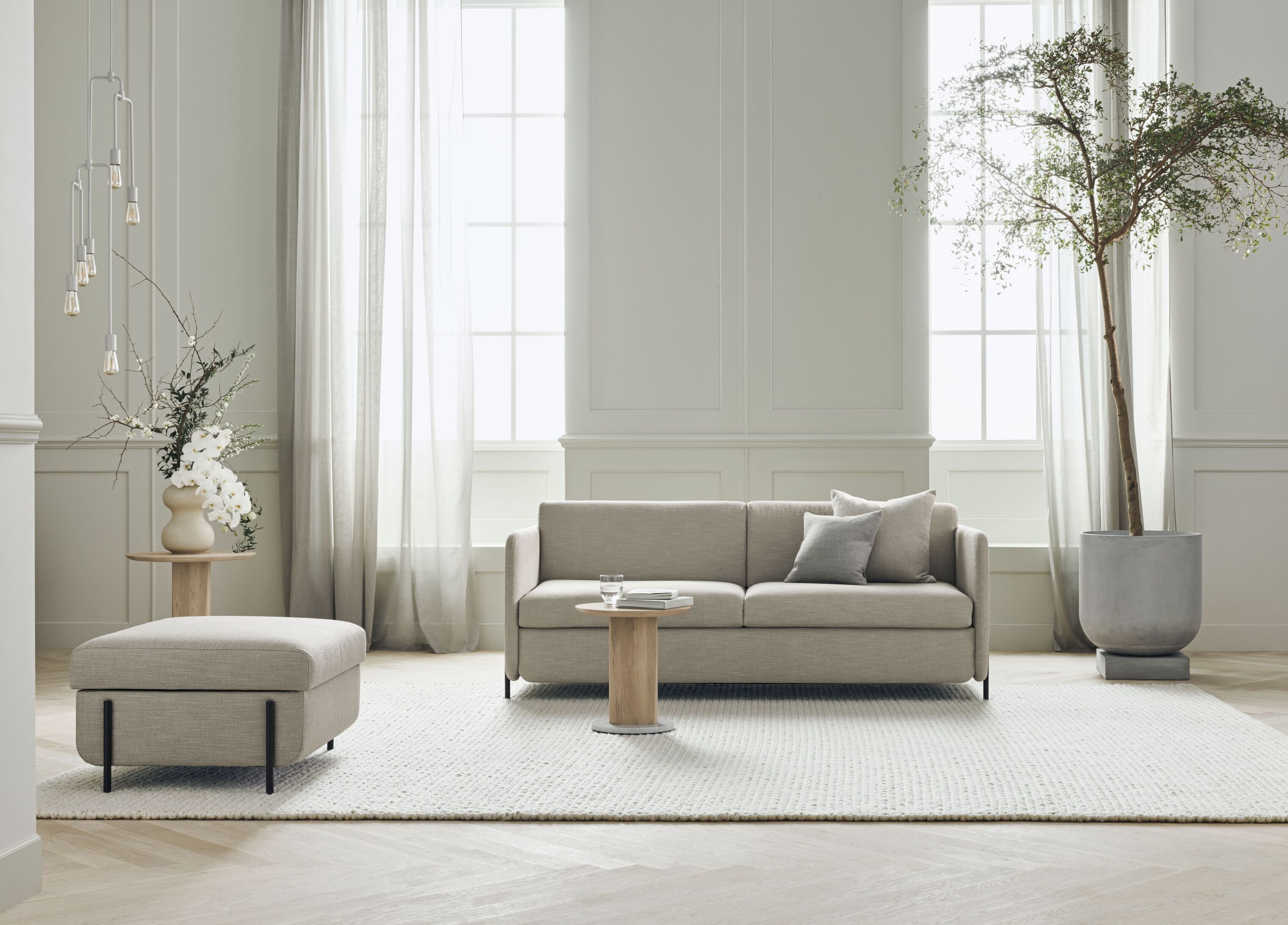 Coffee table root oak wood