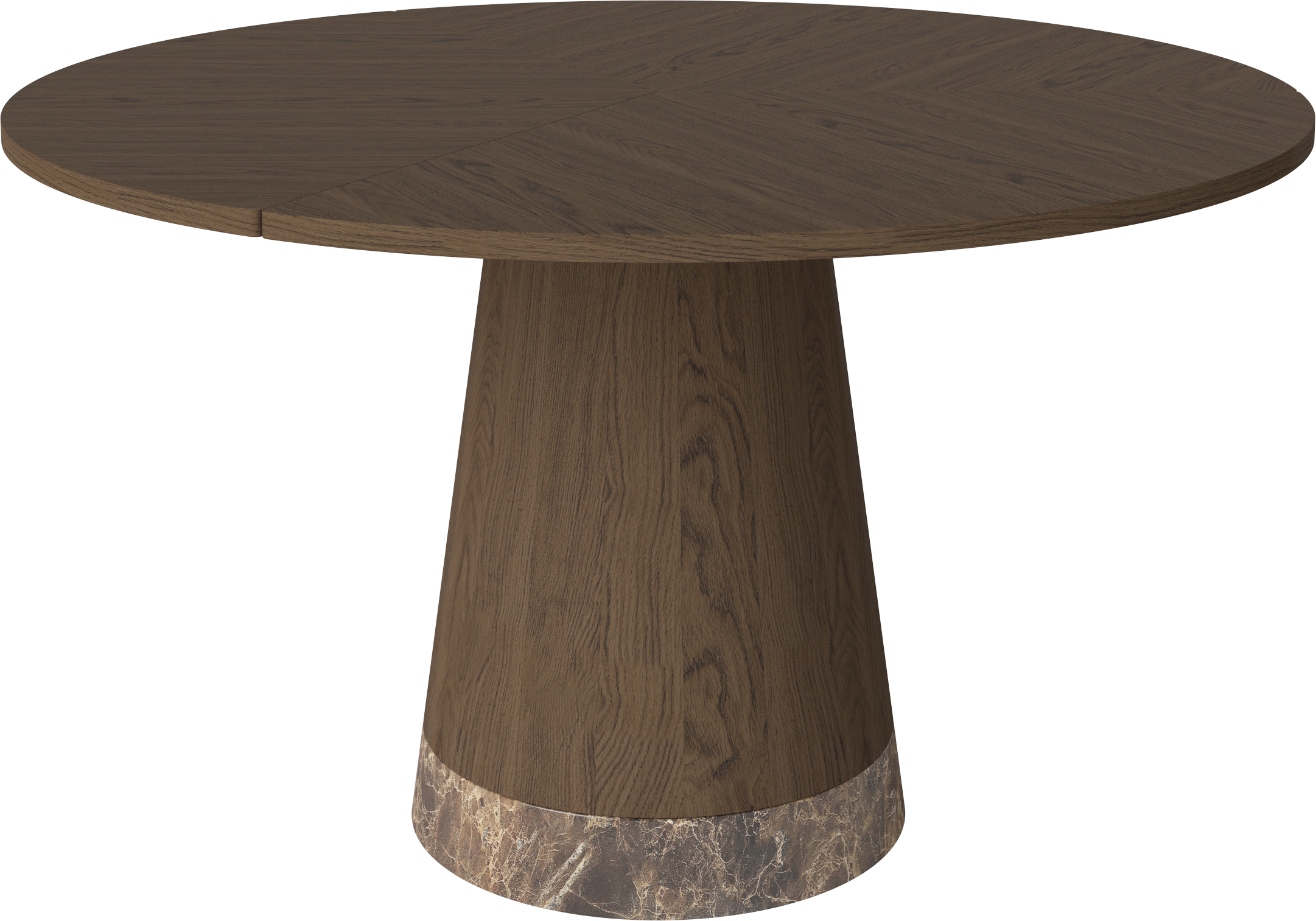 Piro table dark oak veneer