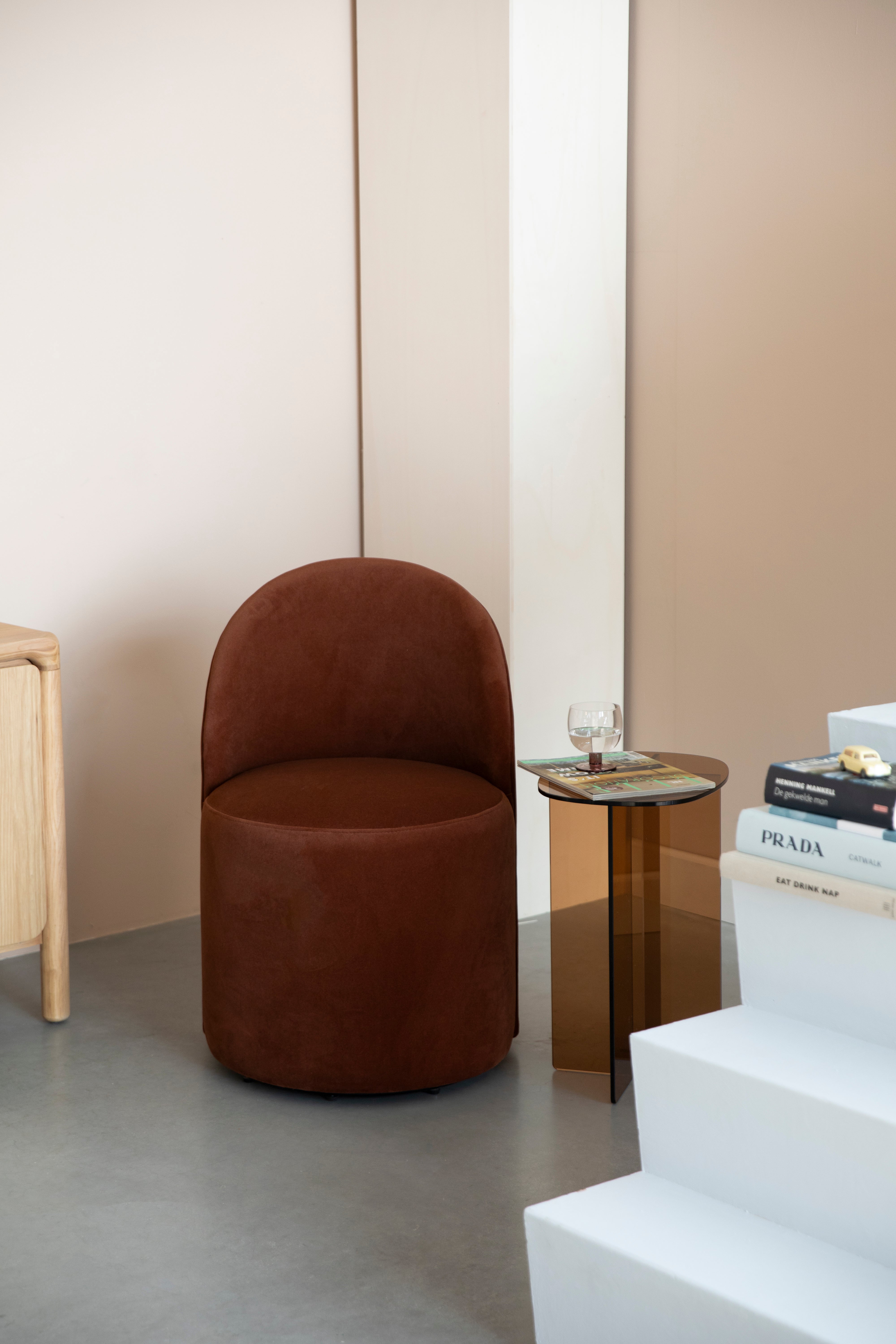 PLUSH Armchair in Brown