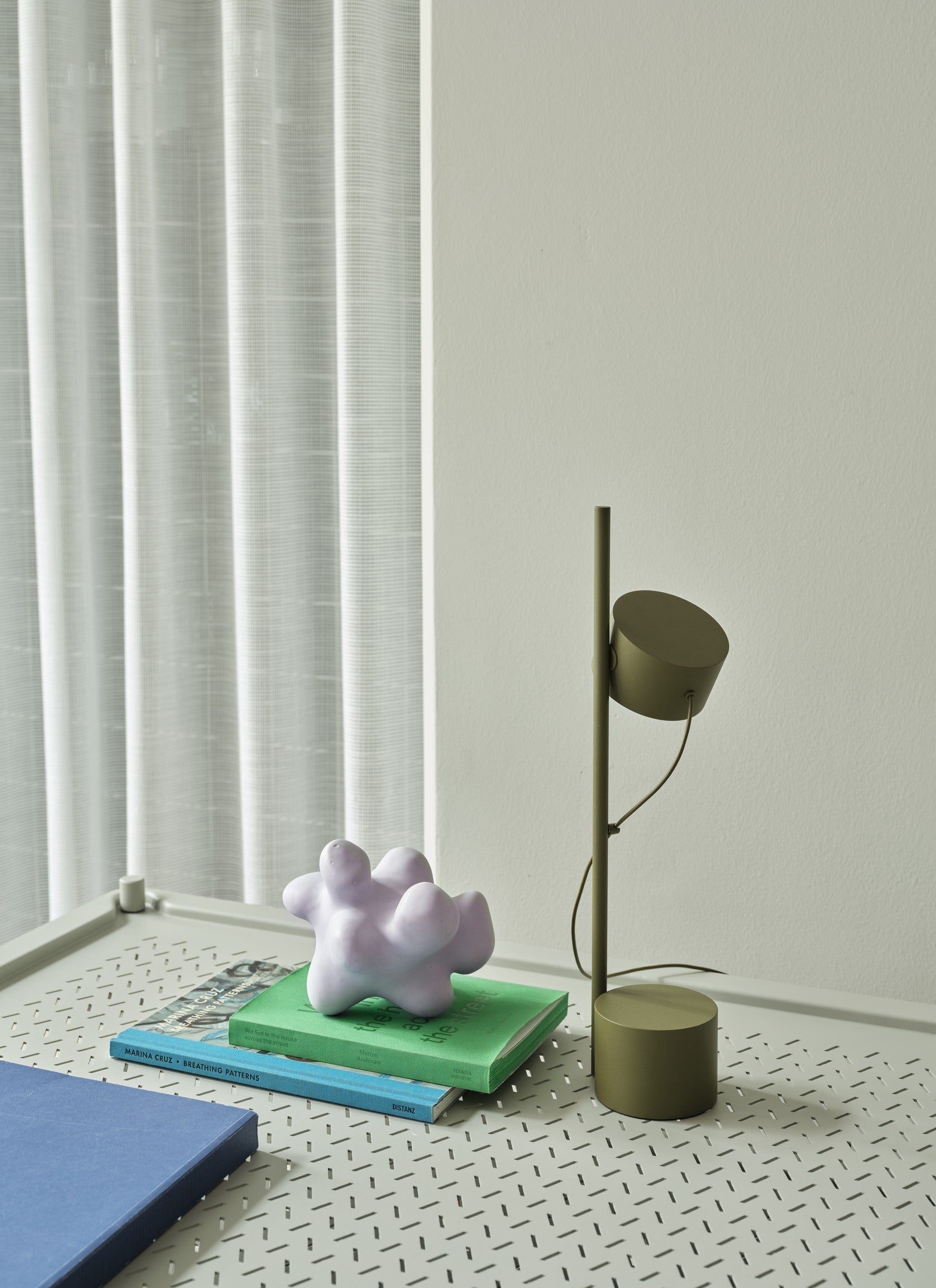 POST Table Lamp Brown-Green