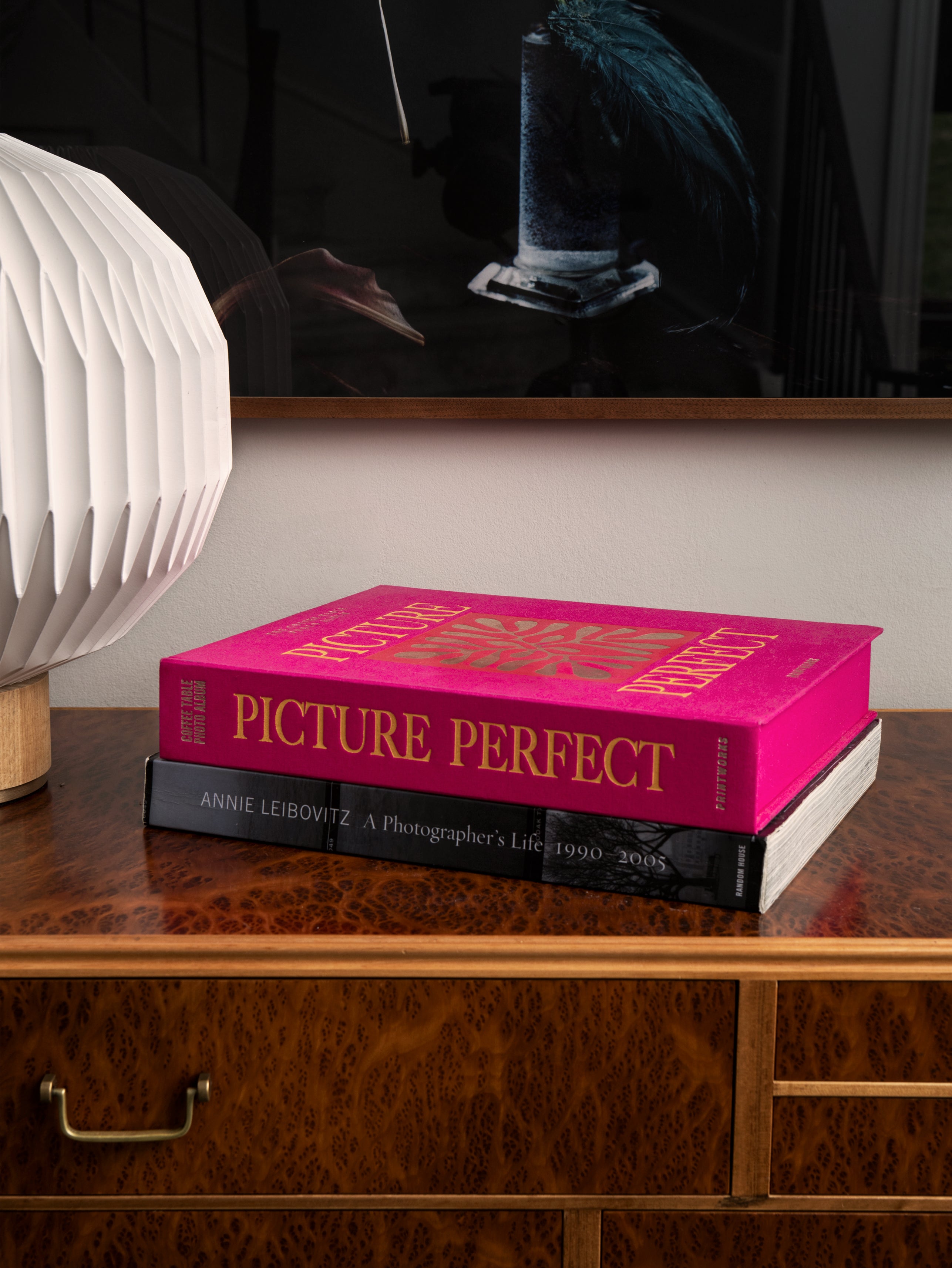 PICTURE PERFECT Photo Album Pink with Gold