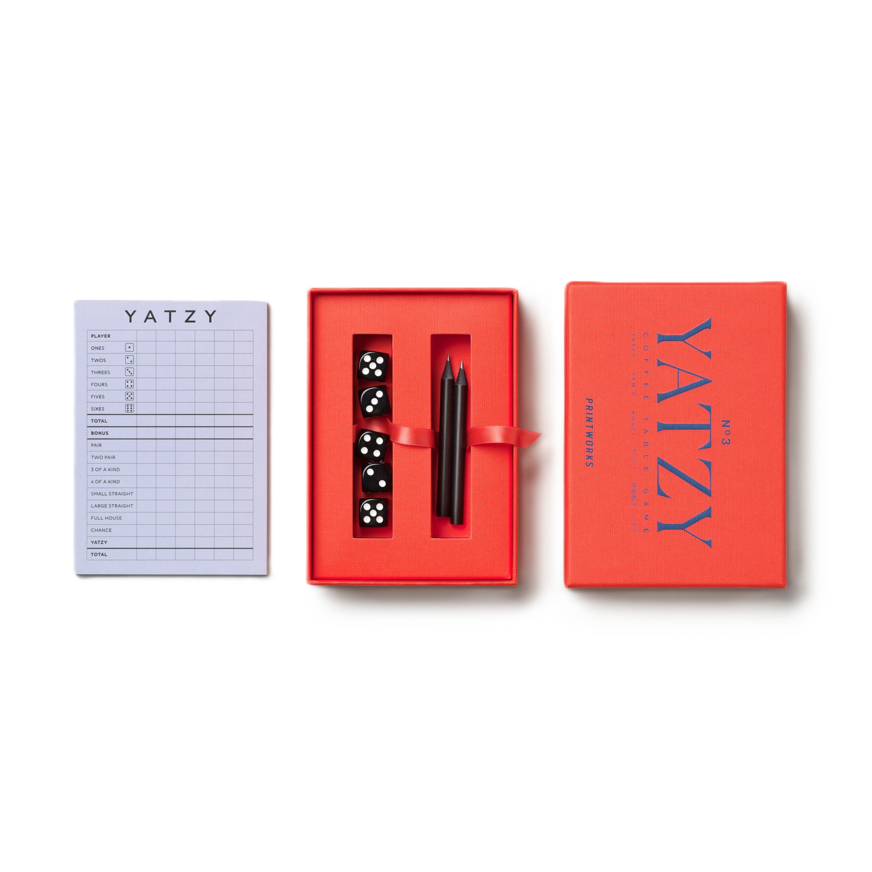 Red YATZY Dice Game
