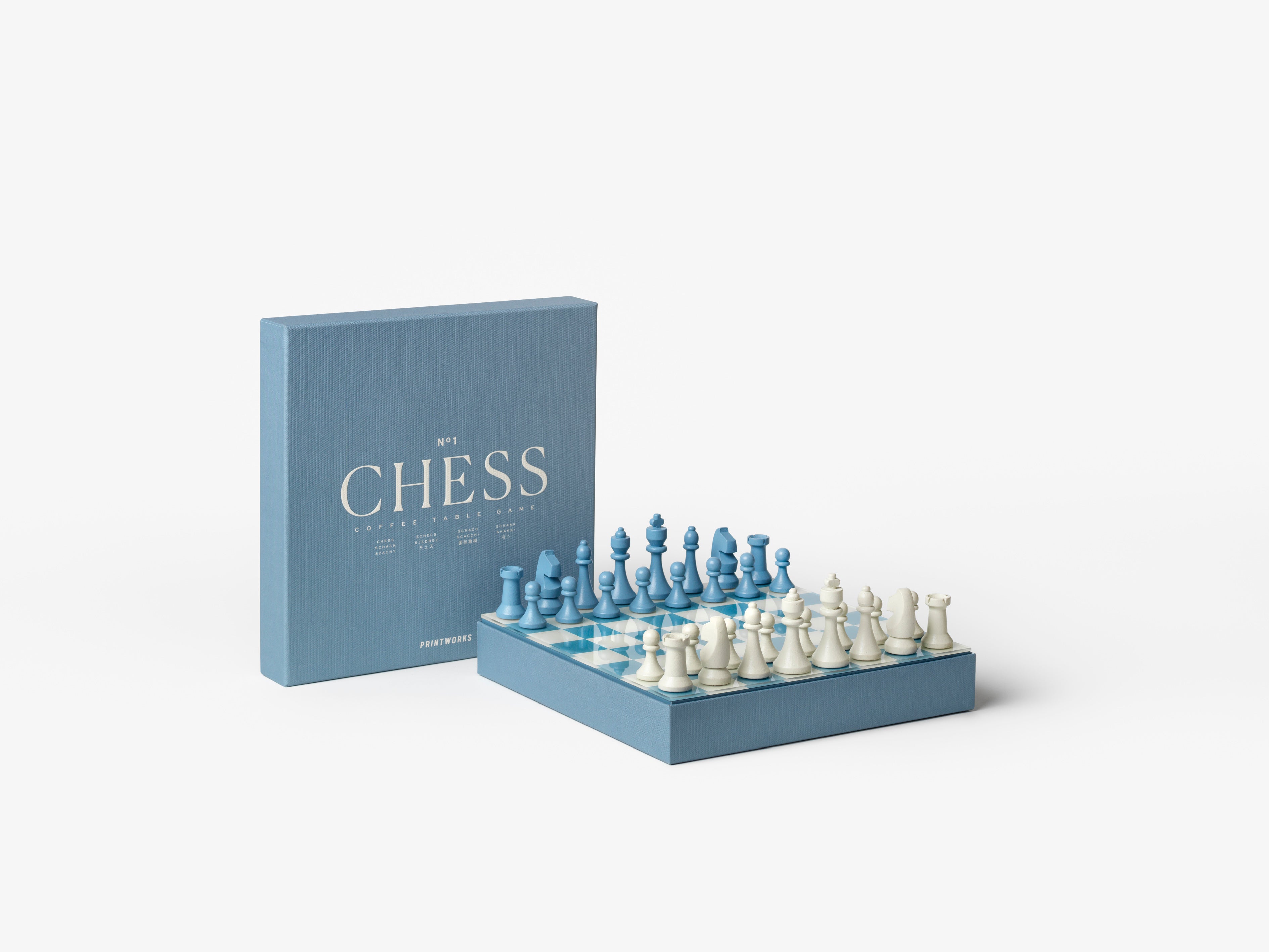 CHESS CLASSIC Blue Chess Set