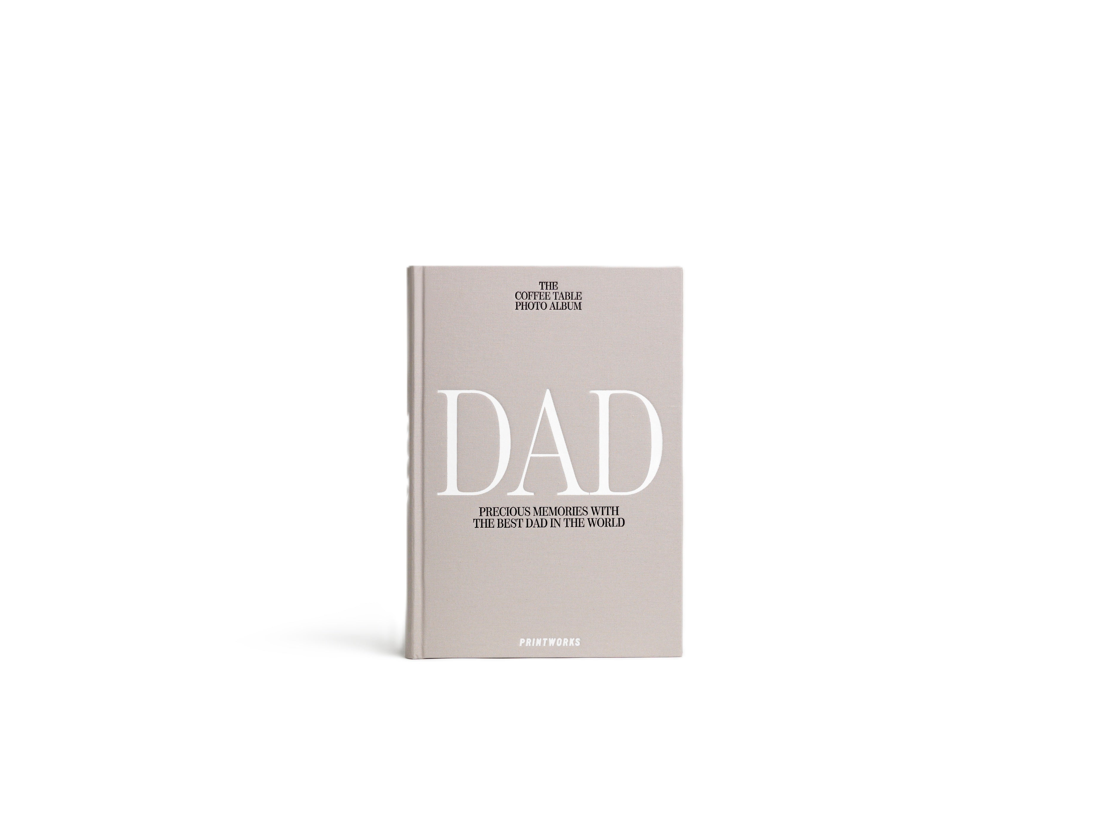 DAD Gray Photo Album with White