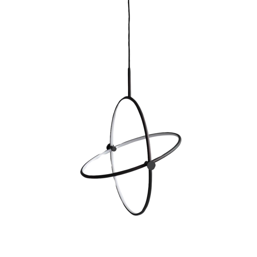 Hanging lamp in Maru Pendant Black [Klaudia]