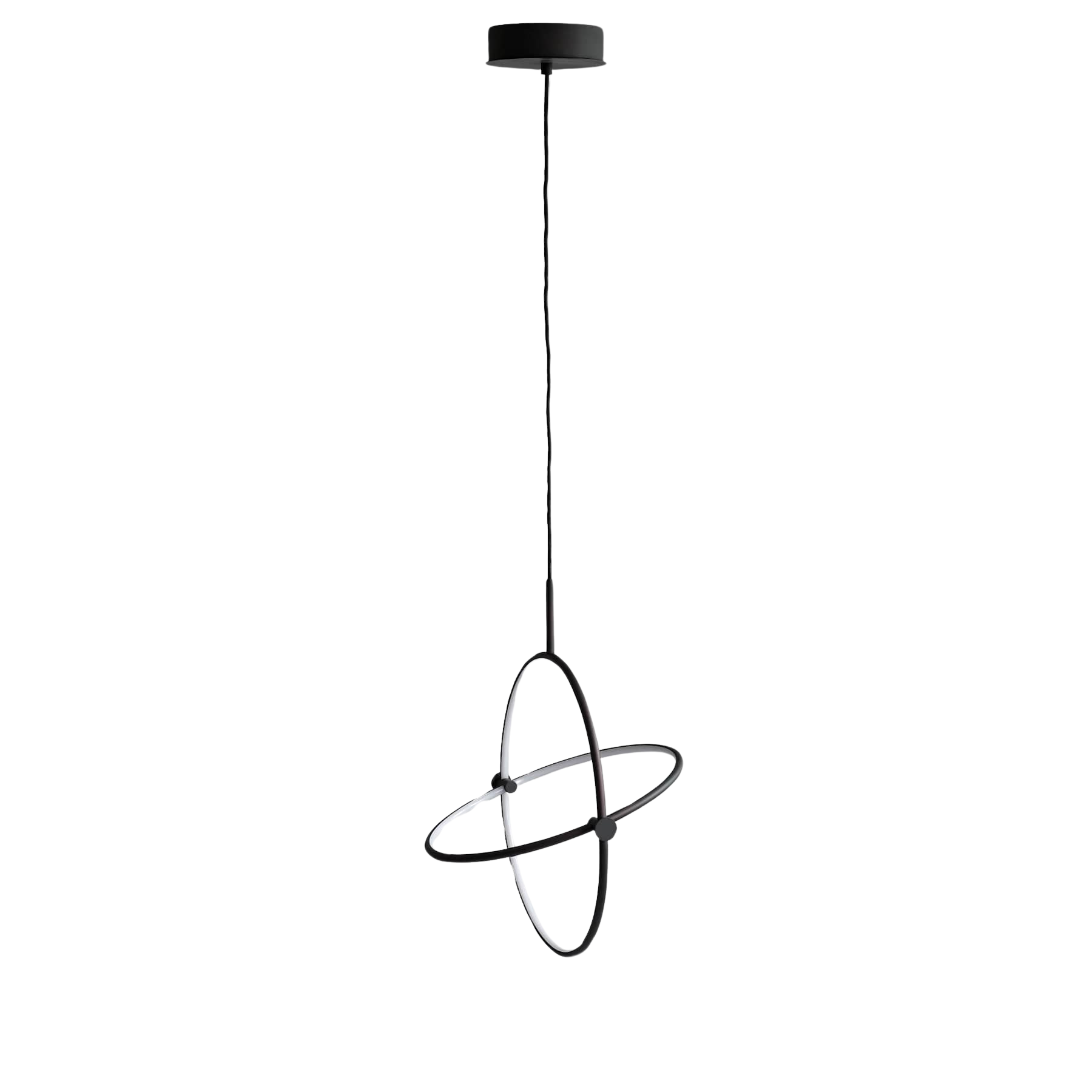 Hanging lamp in Maru Pendant Black [Klaudia]