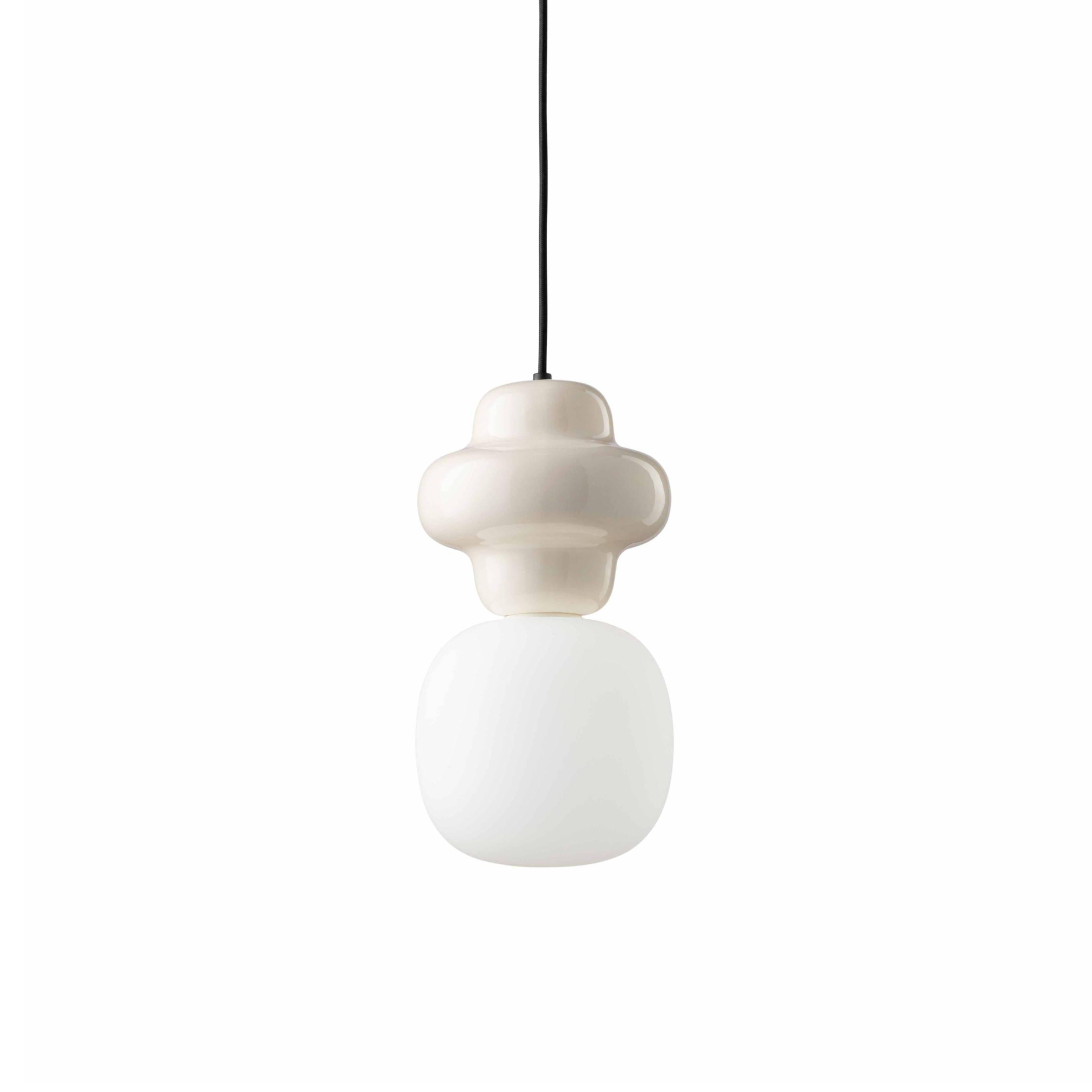 COPACABANA cream ceramic pendant lamp
