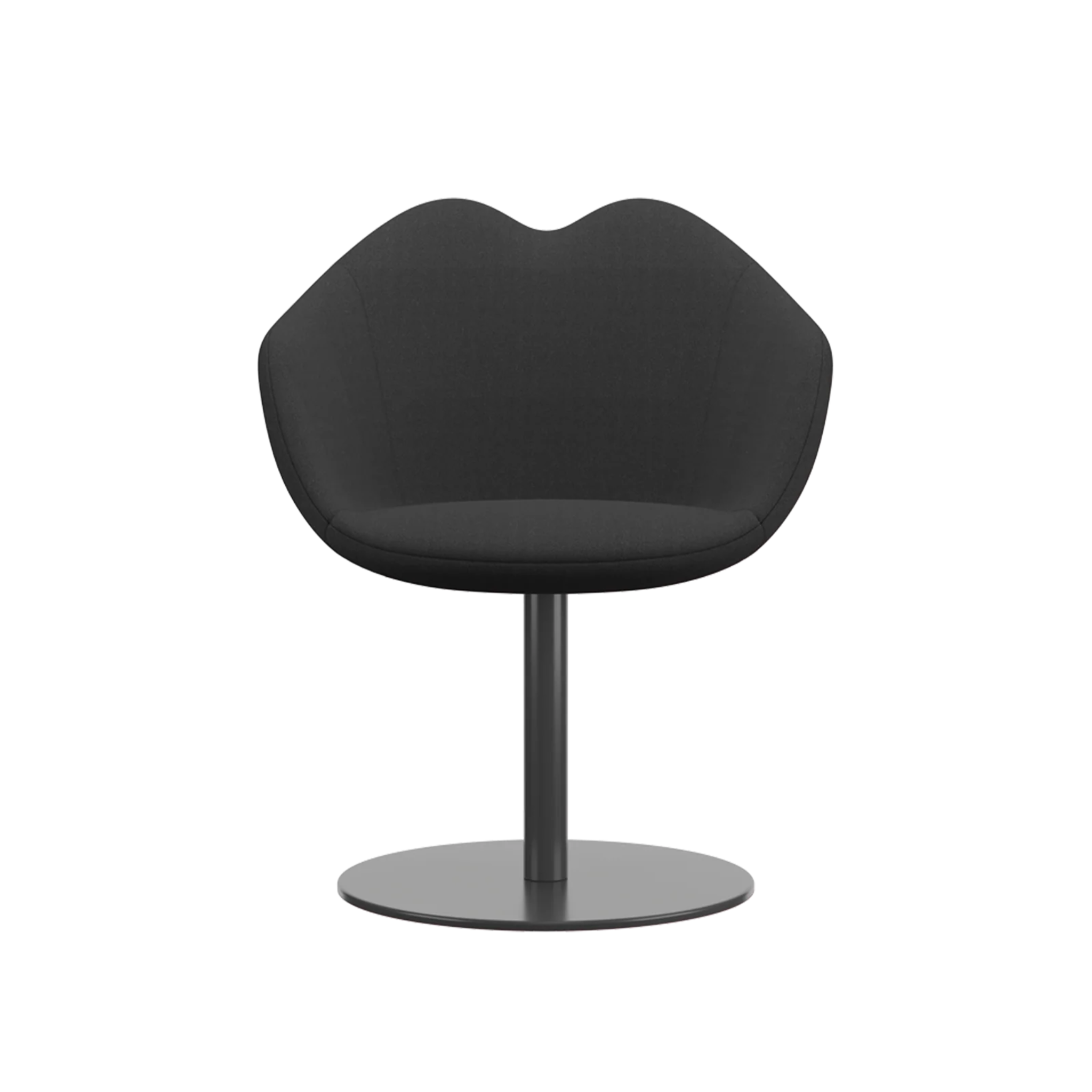 Sessel XOXO dunkelgrau mit runder Basis