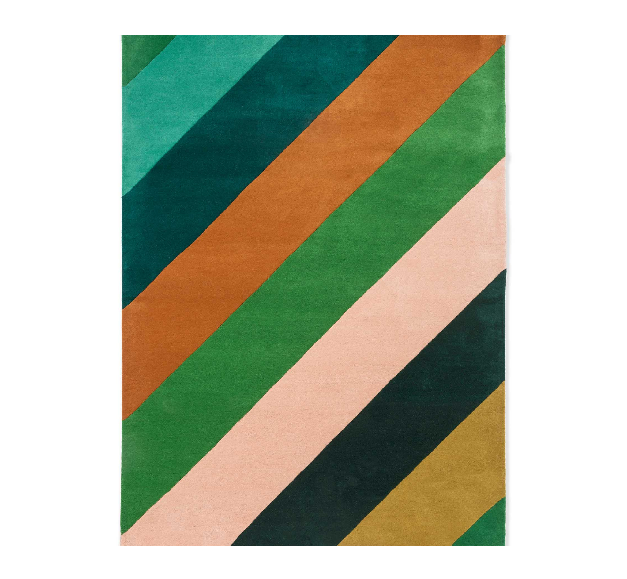 Dywan SHERBET STRIPE EMERALD AMBER wielokolorowy