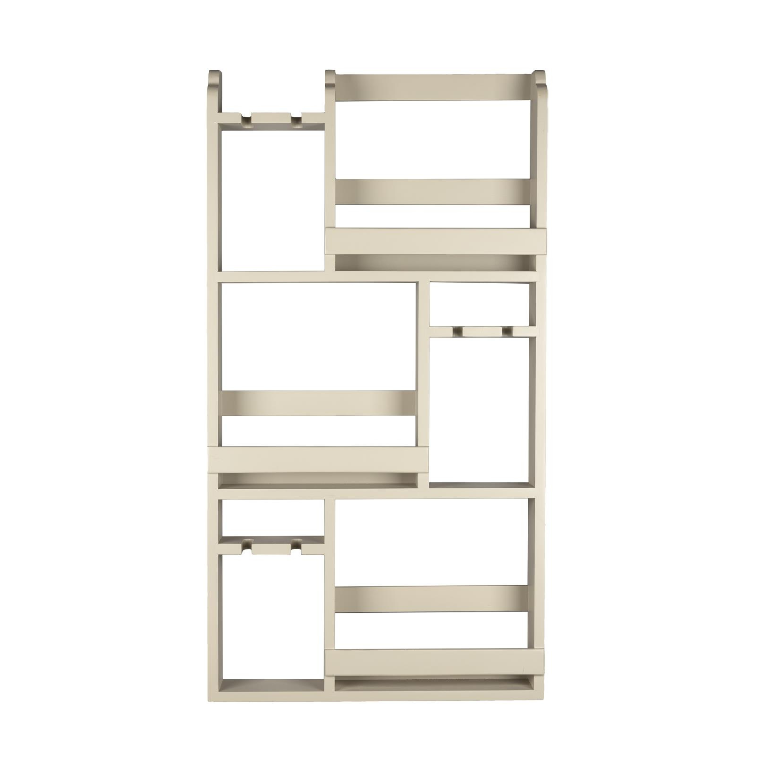 Myron beige wall rack