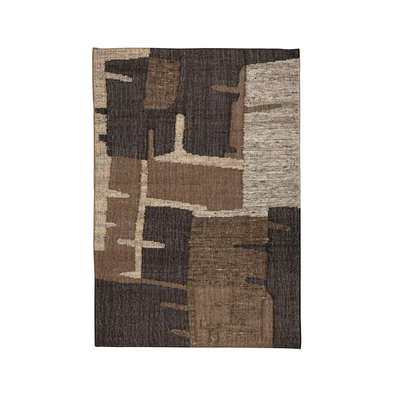 Brown briton rug