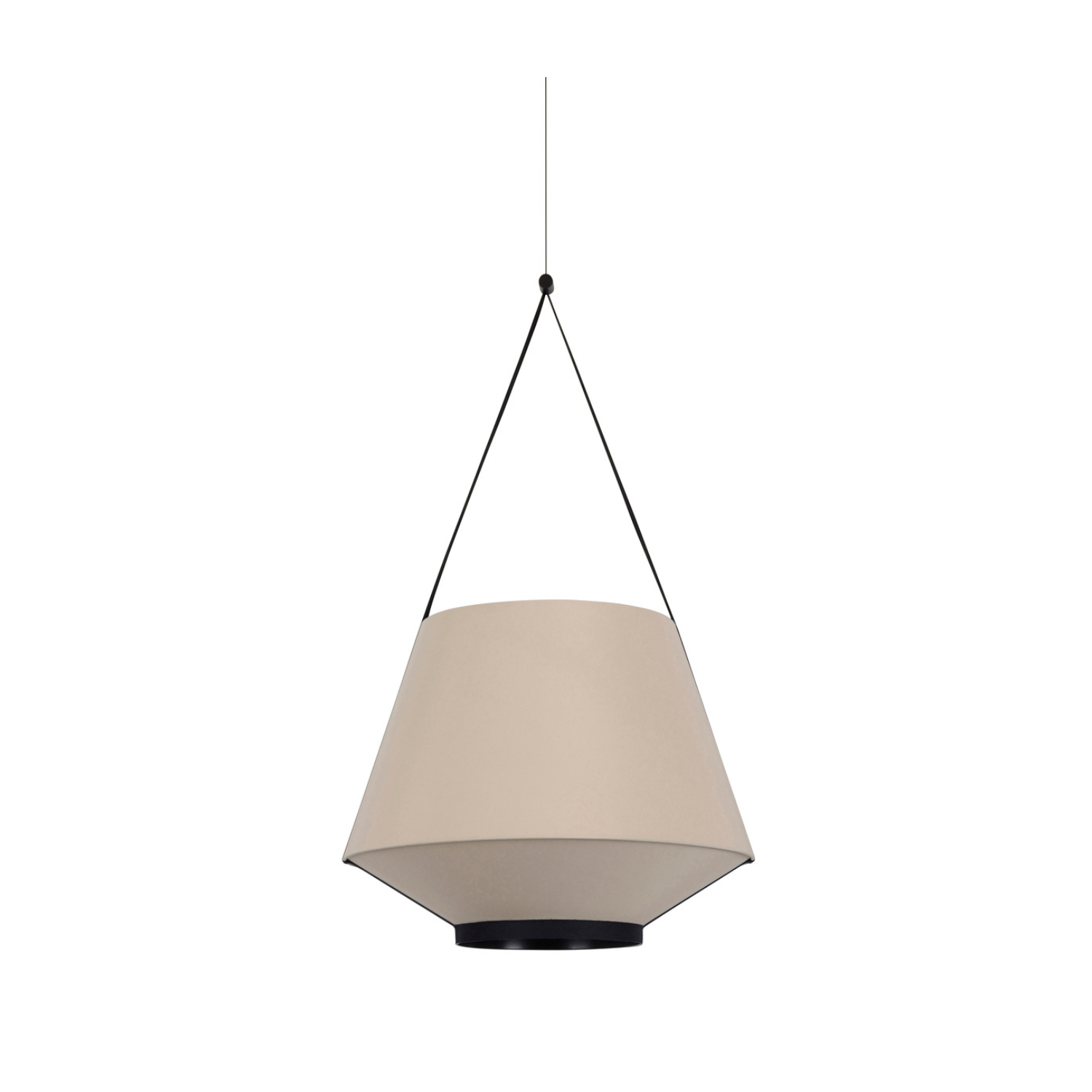 Carrie beige hanging lamp