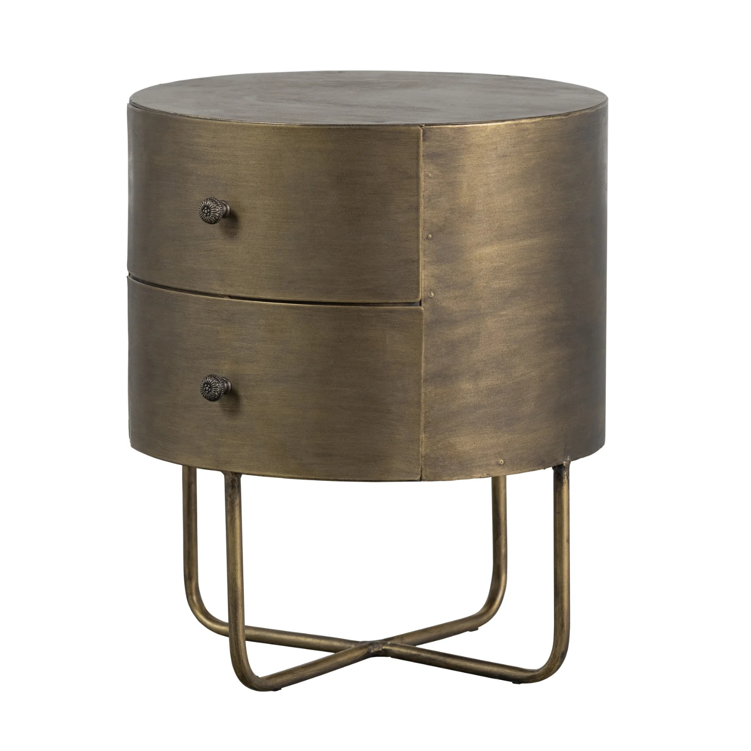 Glossy brass cabinet