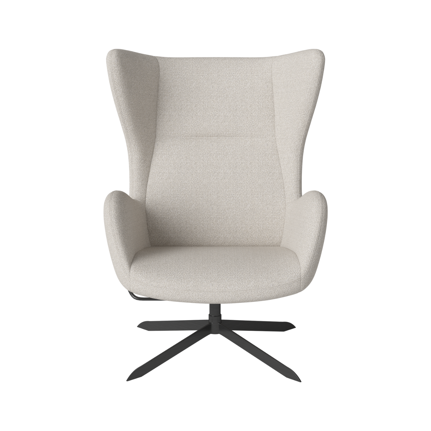 Solo upholstered chair black base