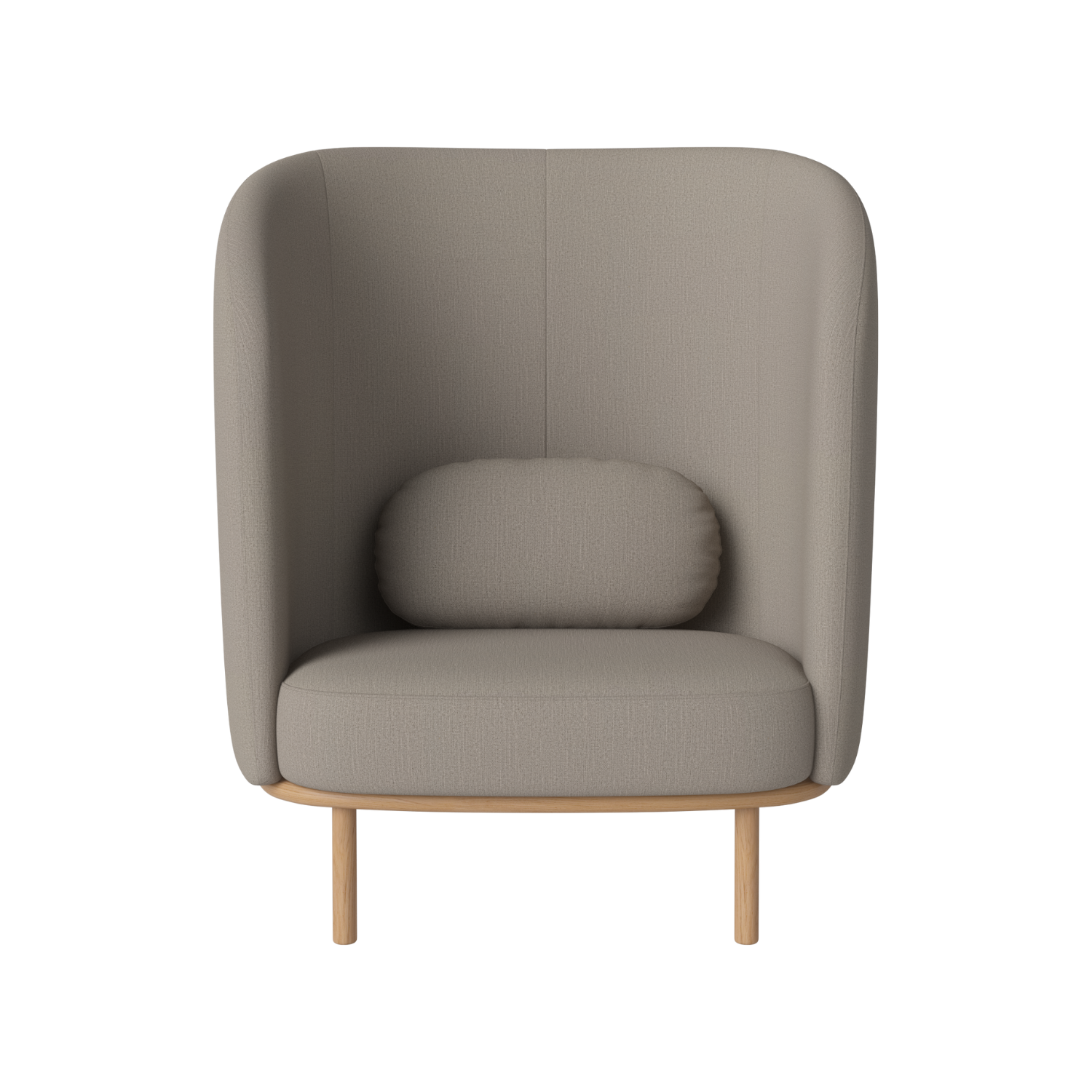 FUUGA Armchair Nesting Oak wood base