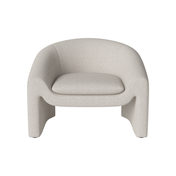 Upholstered MIELO armchair