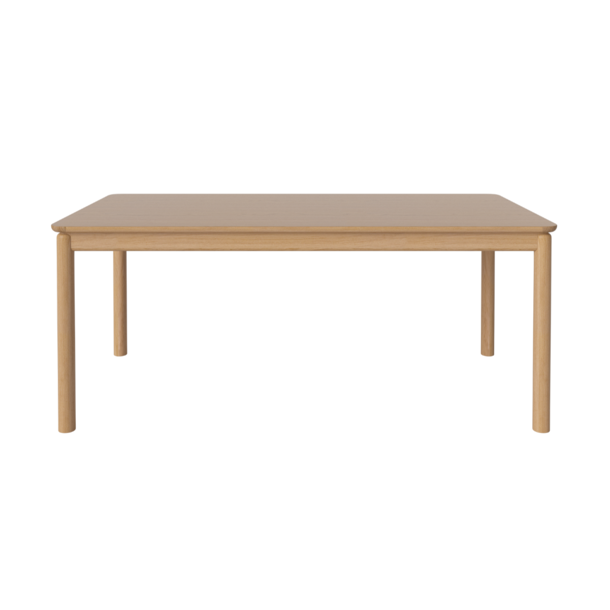 Ronya folding table, oak veneer with an oak base