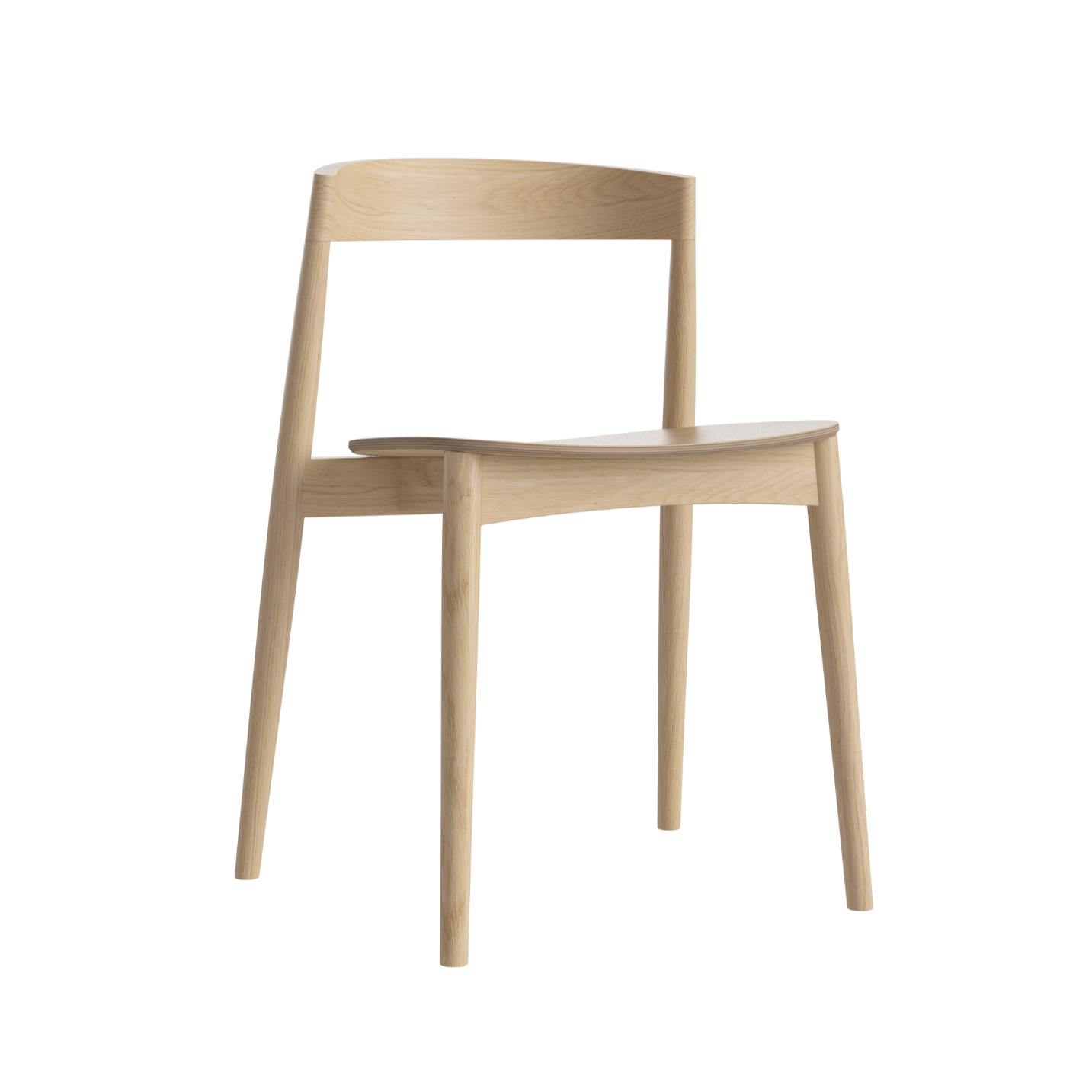 Chair kite whitened oak wood