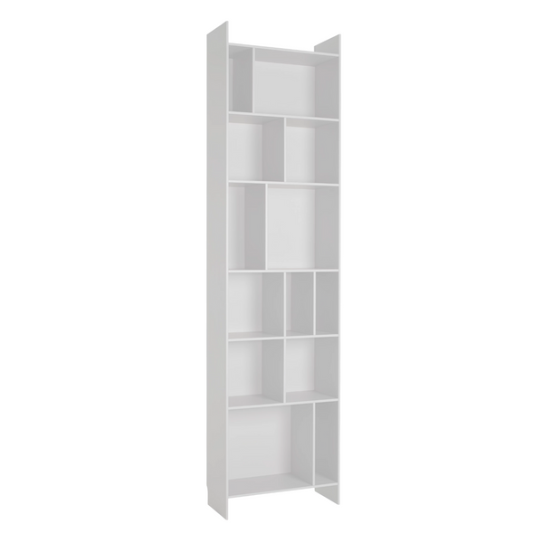 House book bookcase white veneer