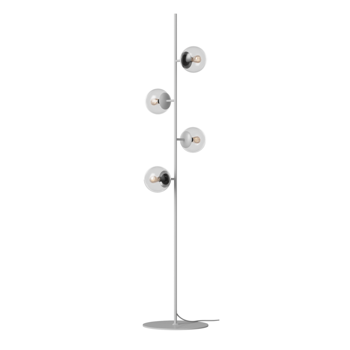 Gray ORB floor lamp