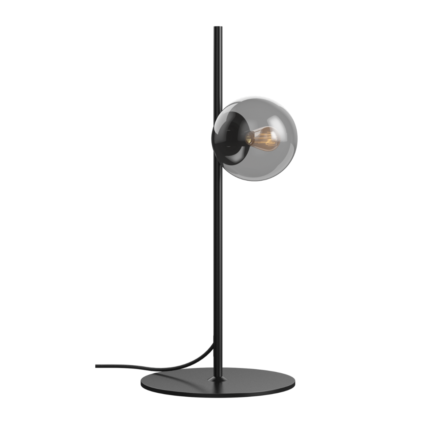 Black ORB table lamp