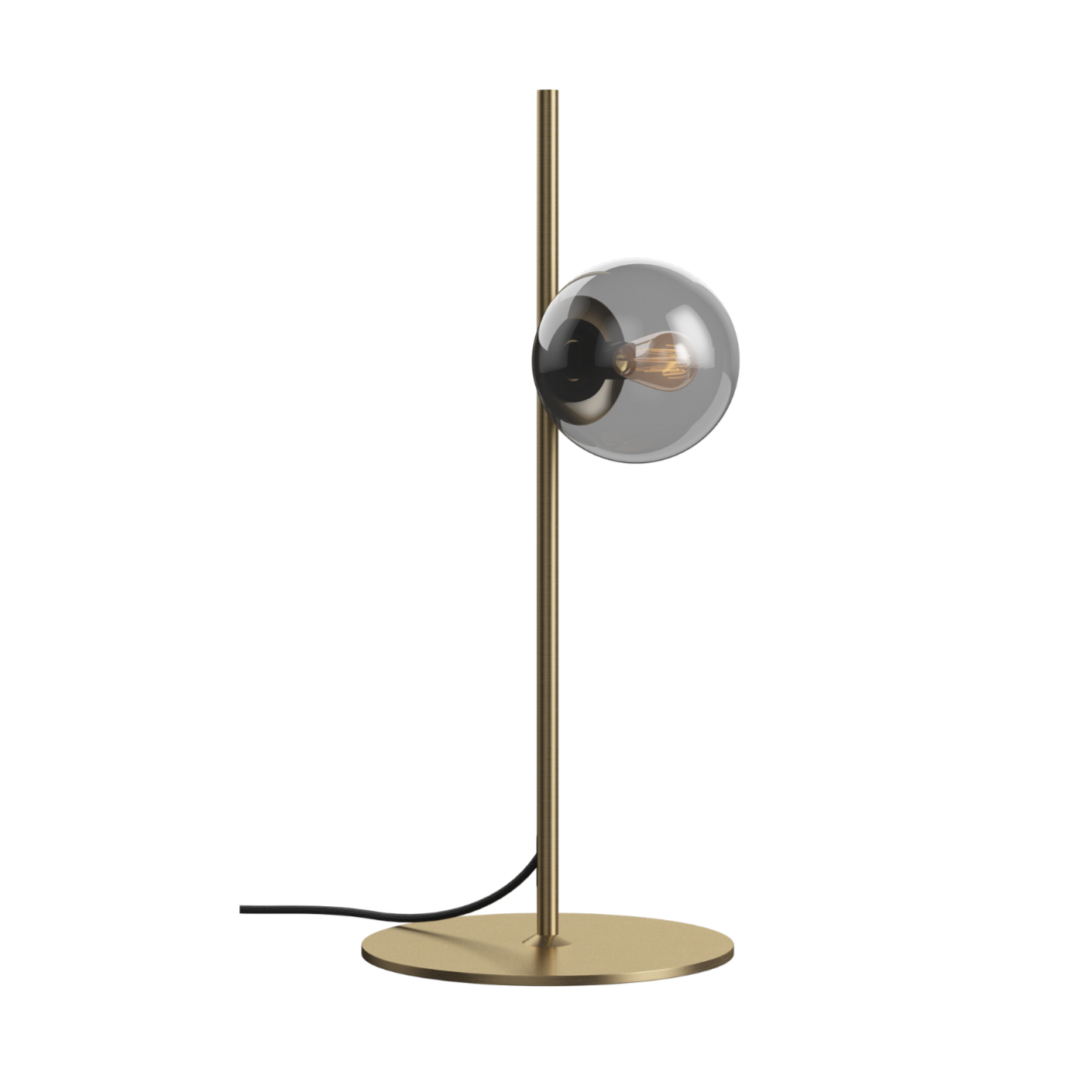 Orb table lamp ancient brass