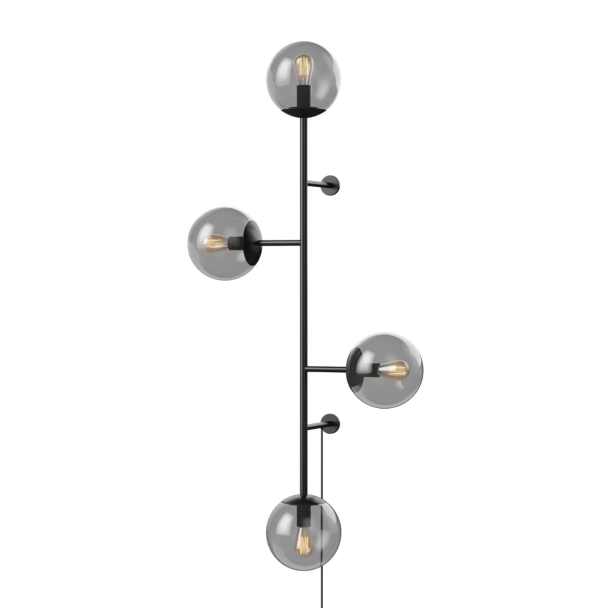 Black ORB wall lamp