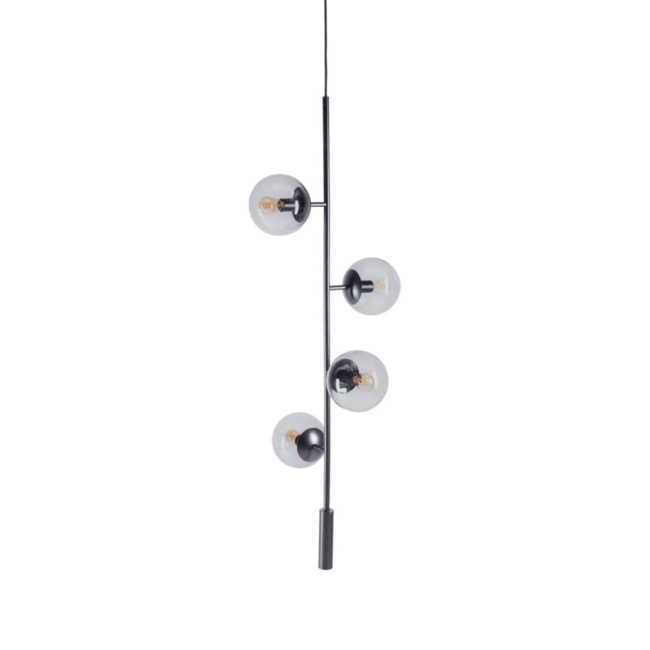 Hanging lamp orb lounge black