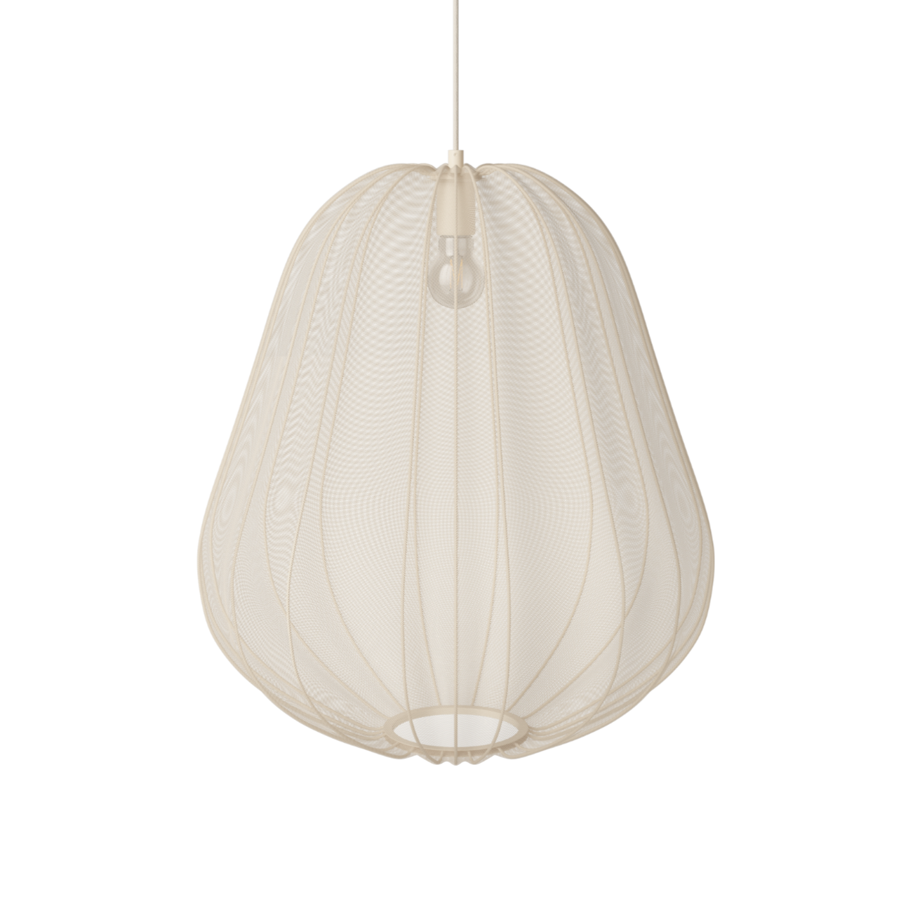 Ballon hanging lamp broken white