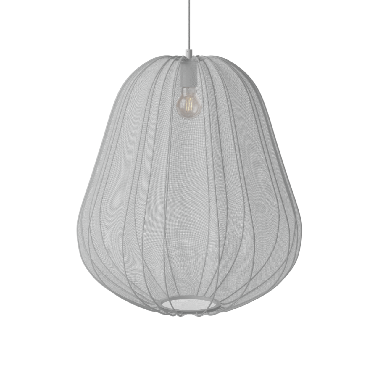 Gray ballon hanging lamp