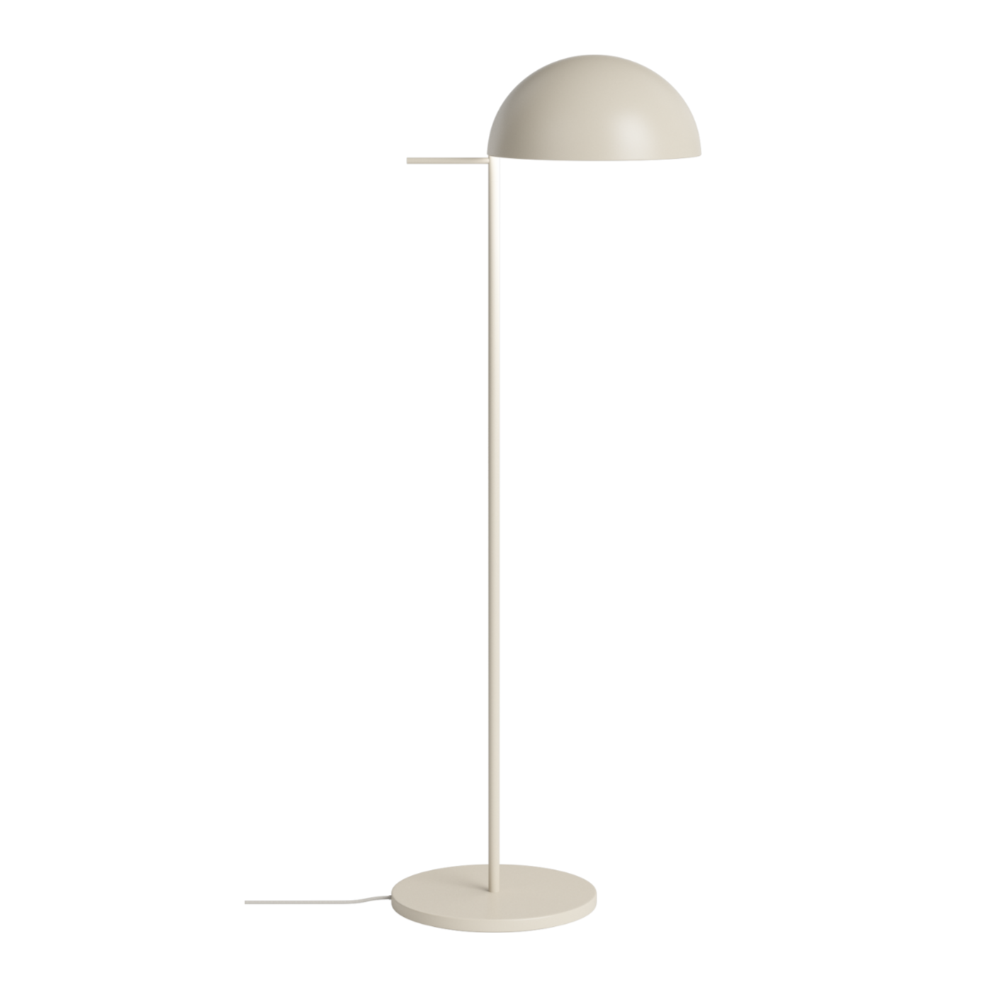 Creamy floor lamp