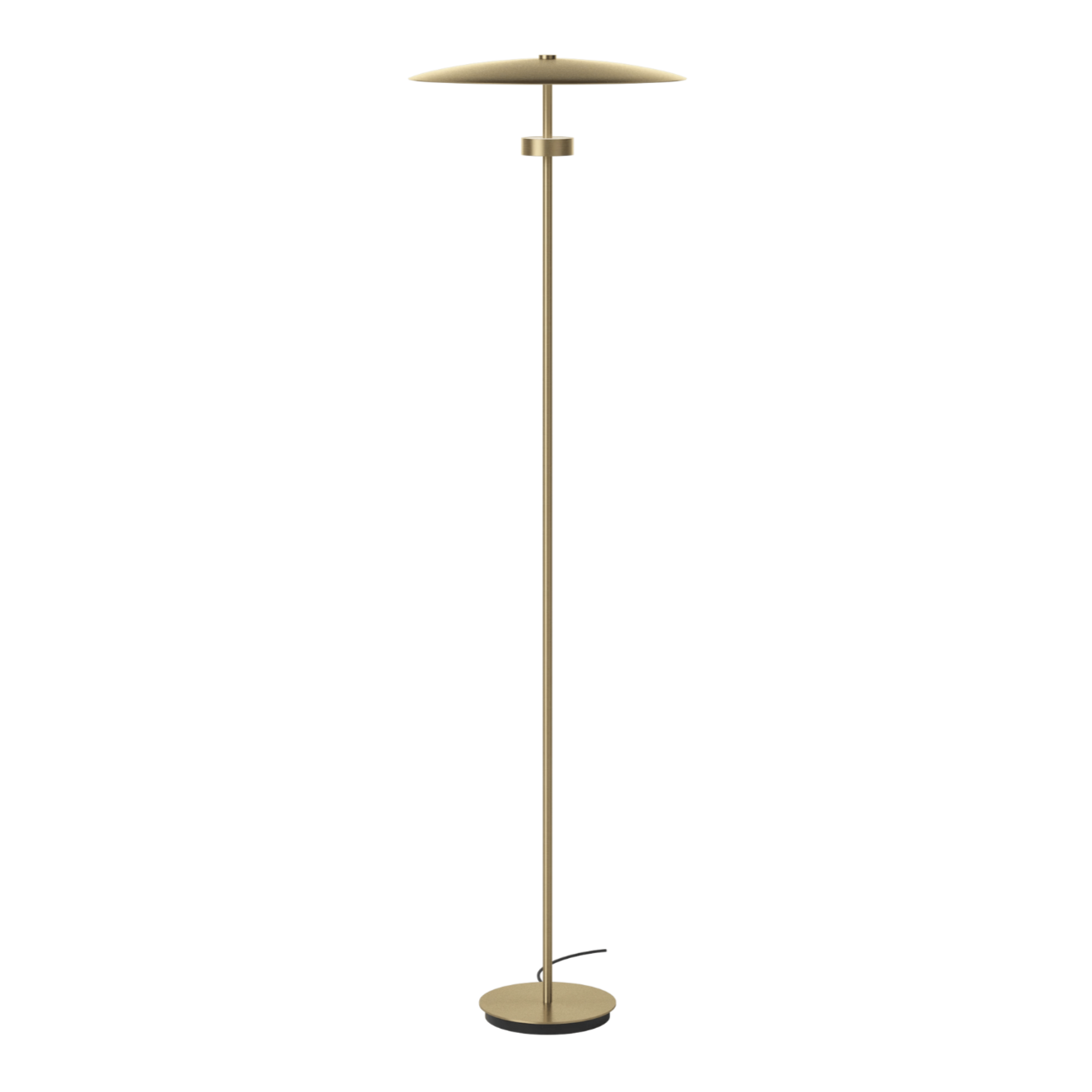 Brass reflection floor lamp